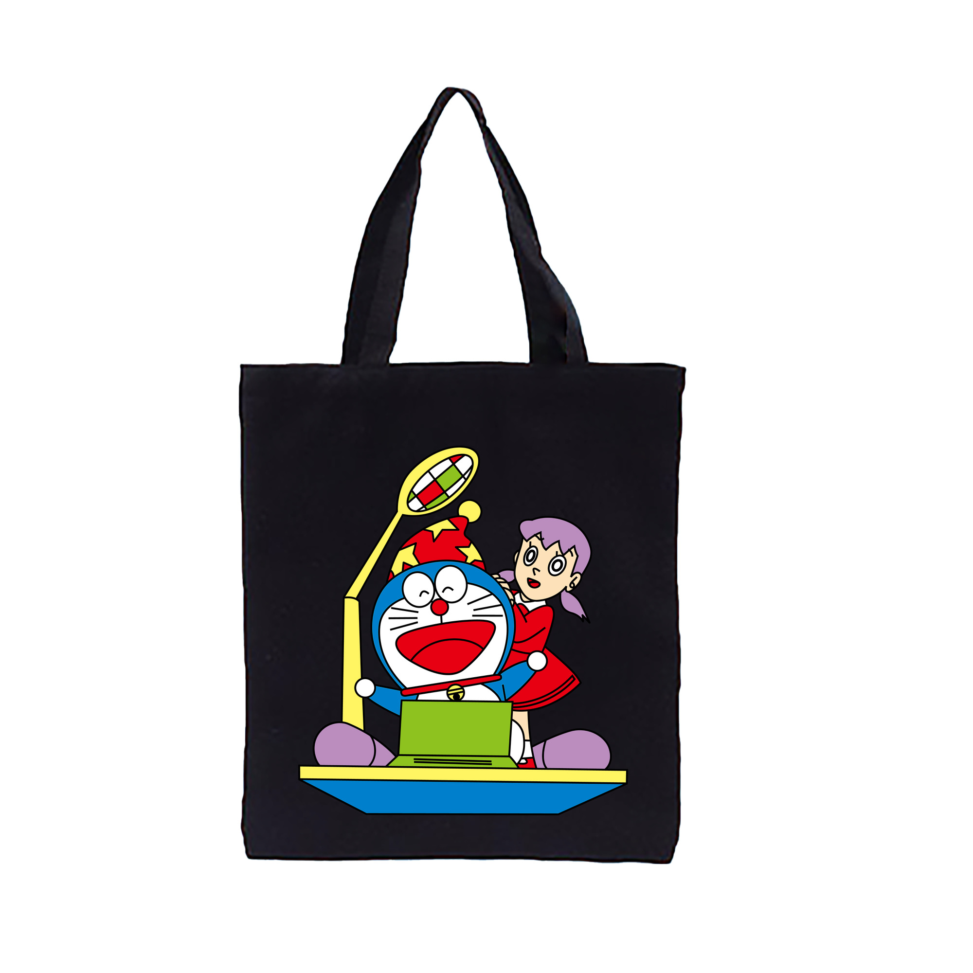 （画像用） ドラえもん みなもと しずか Doraemon Shizuka Minamoto 縦型キャンバス生地手提げバッグ　トートバッグ