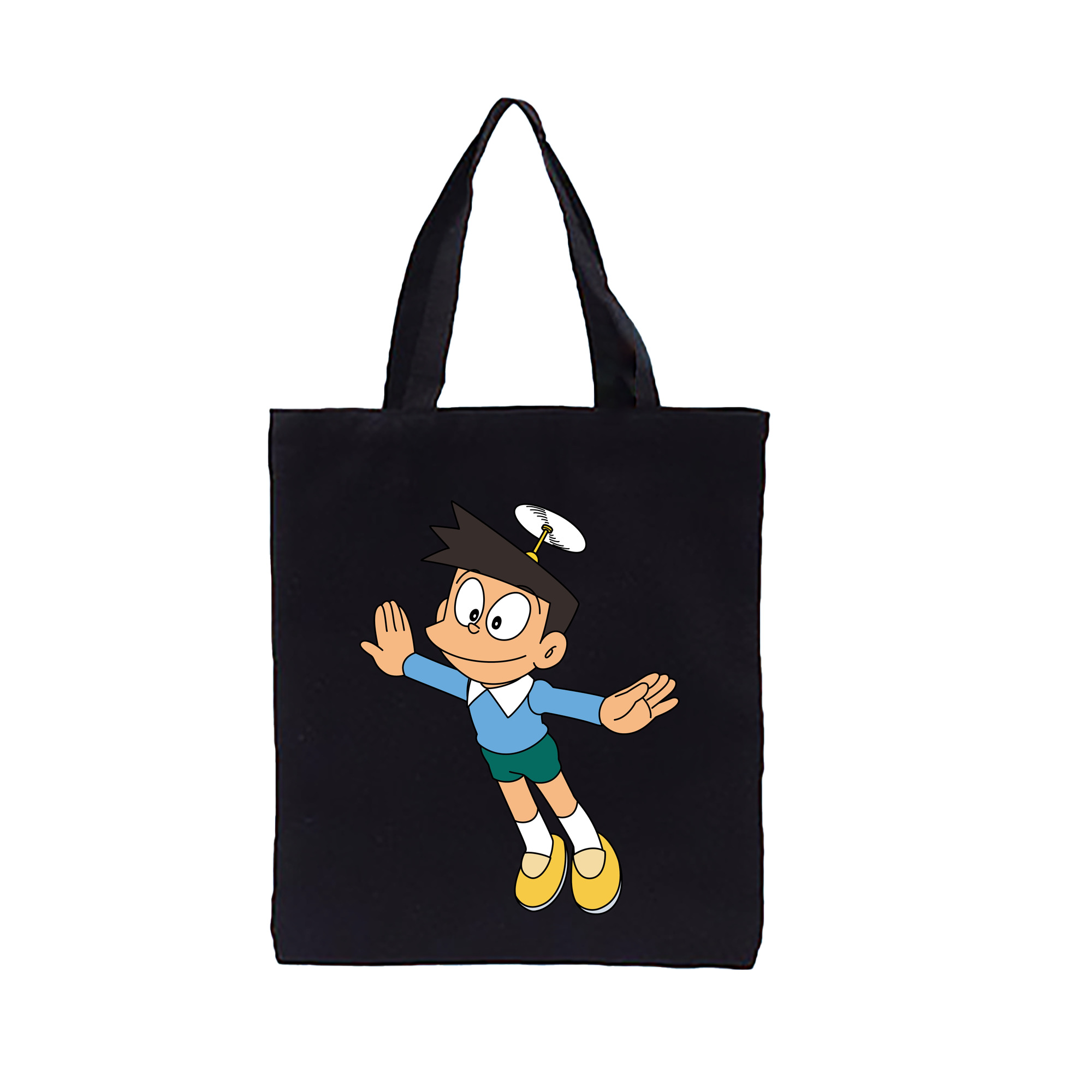 （画像用） ドラえもん 骨川 スネ夫 Doraemon Honekawa Suneo 縦型キャンバス生地手提げバッグ　トートバッグ