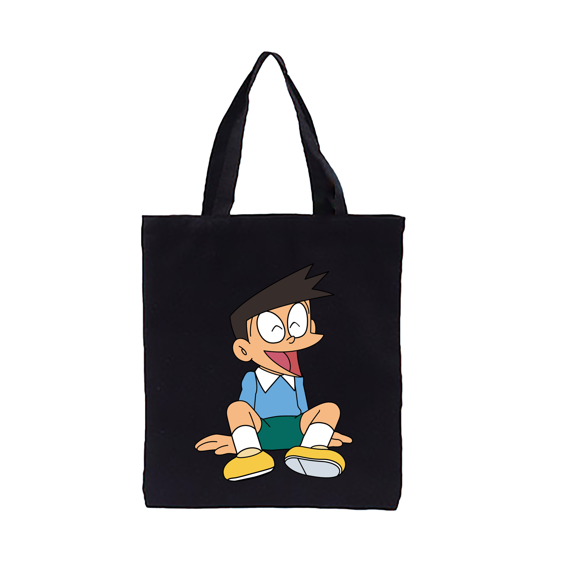 （画像用） ドラえもん 骨川 スネ夫 Doraemon Honekawa Suneo 縦型キャンバス生地手提げバッグ　トートバッグ