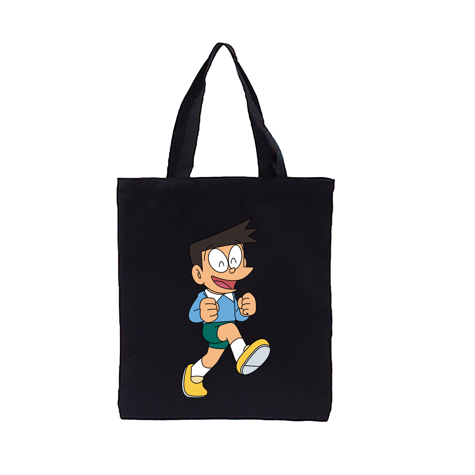 （画像用） ドラえもん 骨川 スネ夫 Doraemon Honekawa Suneo 縦型キャンバス生地手提げバッグ　トートバッグ