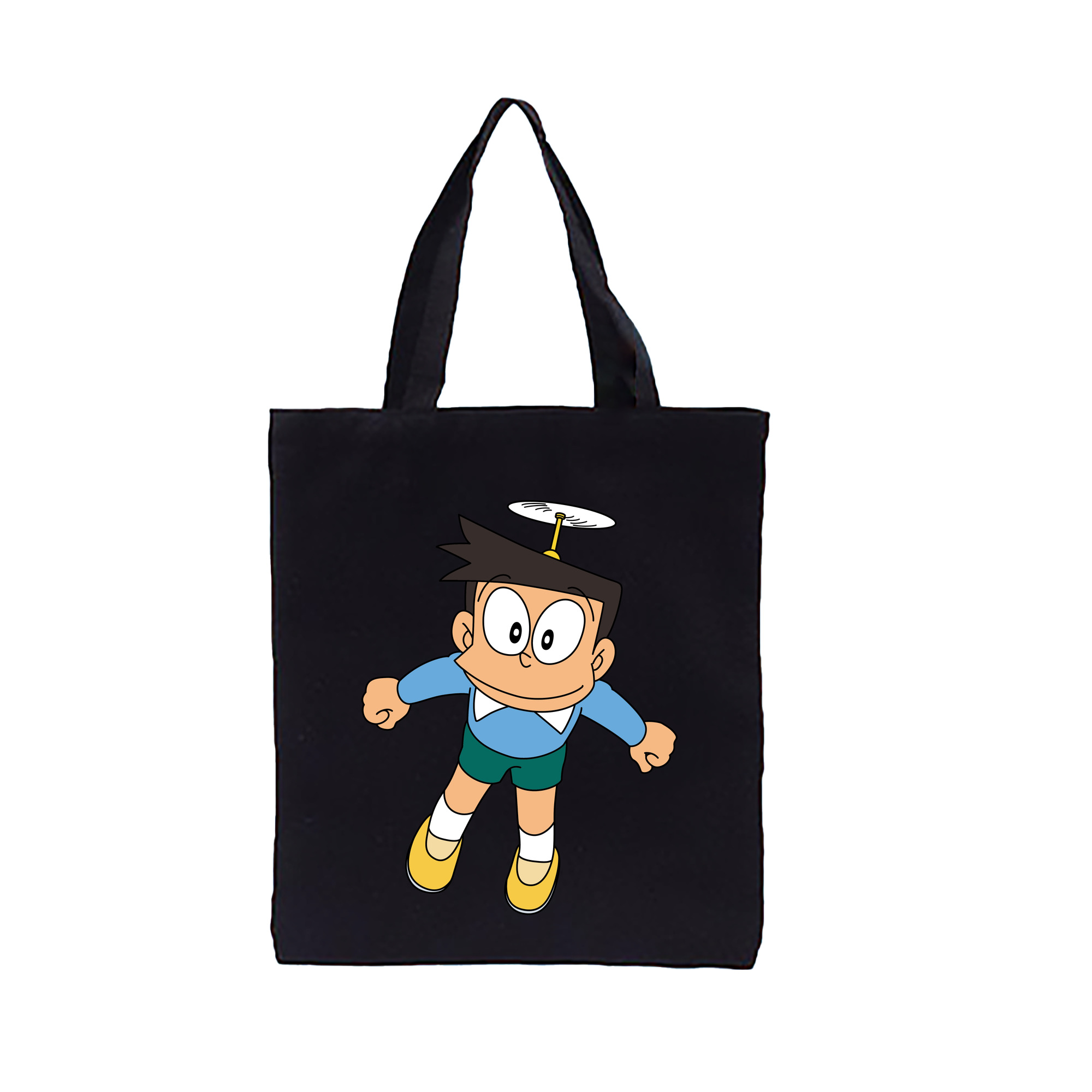 （画像用） ドラえもん 骨川 スネ夫 Doraemon Honekawa Suneo 縦型キャンバス生地手提げバッグ　トートバッグ