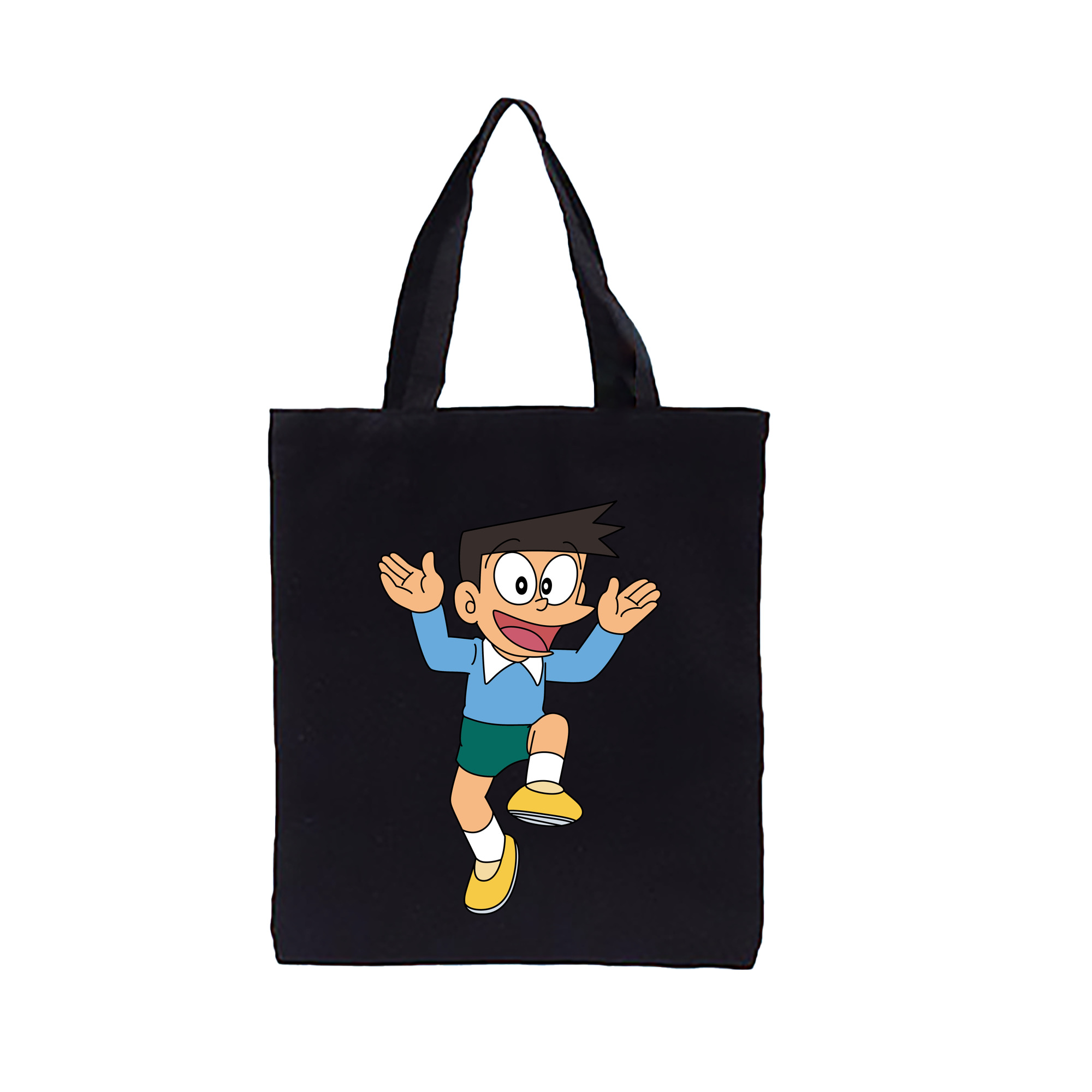 （画像用） ドラえもん 骨川 スネ夫 Doraemon Honekawa Suneo 縦型キャンバス生地手提げバッグ　トートバッグ