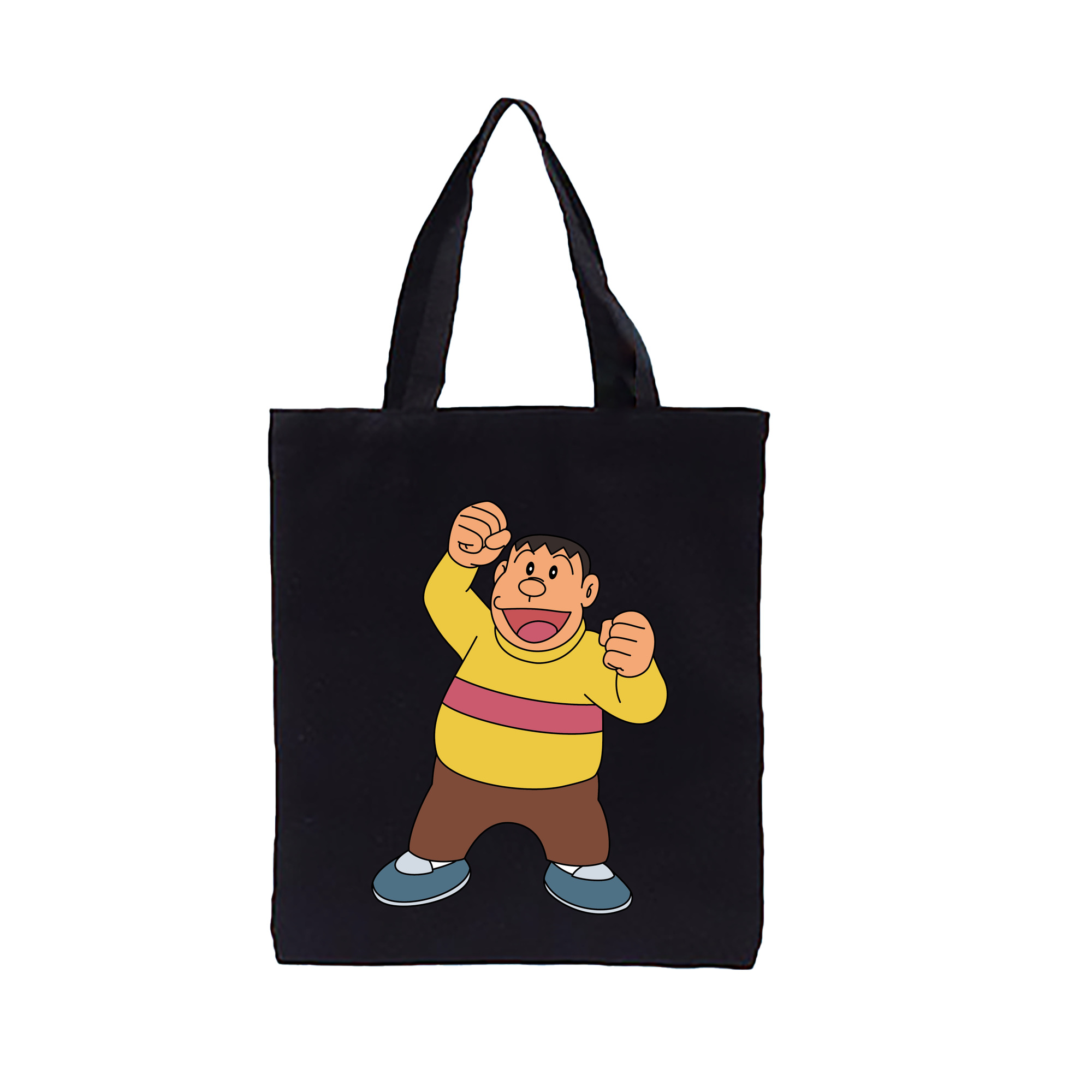 （画像用） ドラえもん 剛田武 Doraemon Gouta Takeshi 縦型キャンバス生地手提げバッグ　トートバッグ