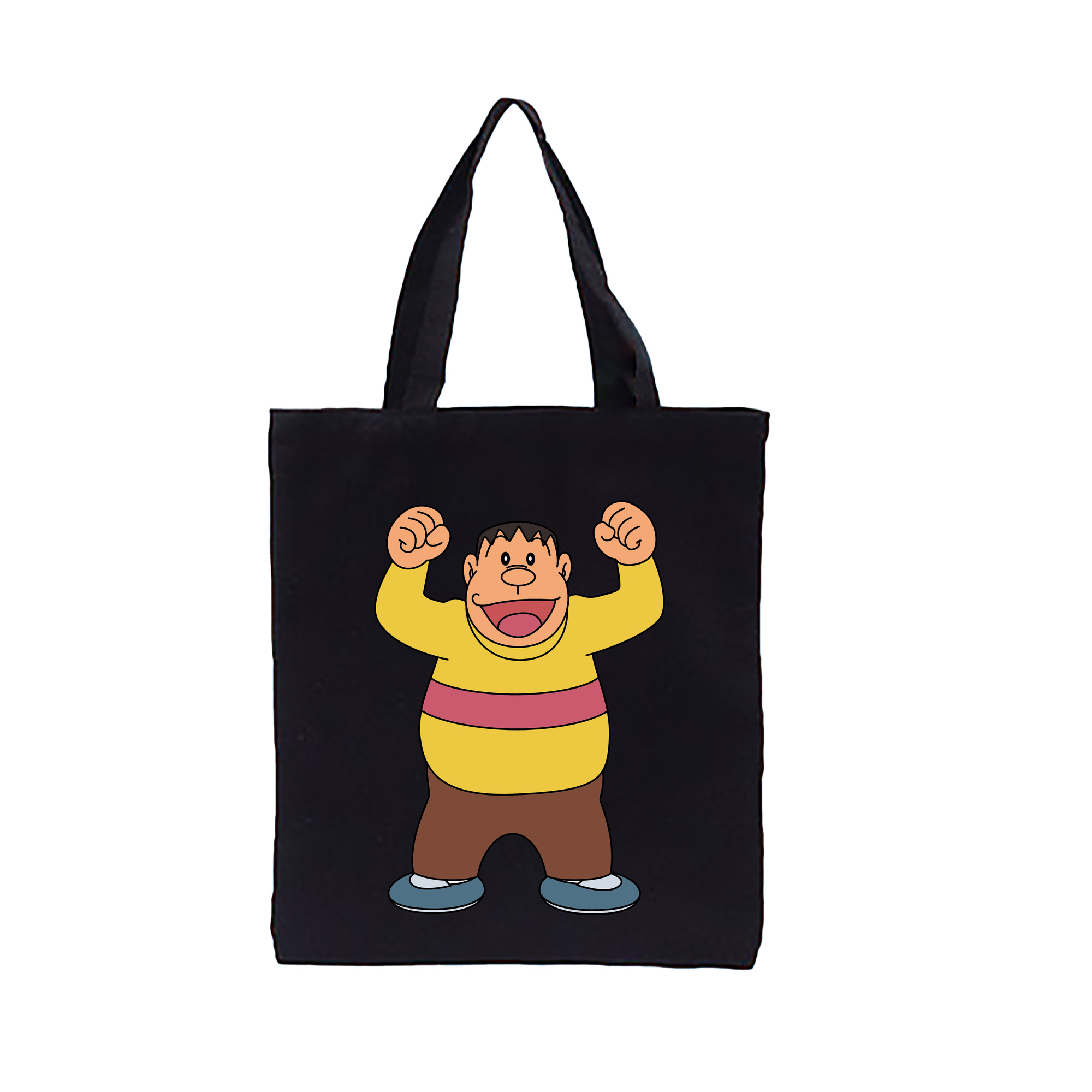 （画像用） ドラえもん 剛田武 Doraemon Gouta Takeshi 縦型キャンバス生地手提げバッグ　トートバッグ