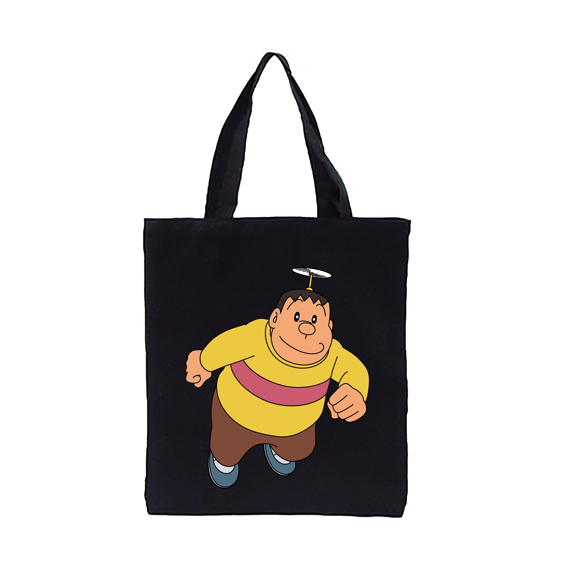（画像用） ドラえもん 剛田武 Doraemon Gouta Takeshi 縦型キャンバス生地手提げバッグ　トートバッグ