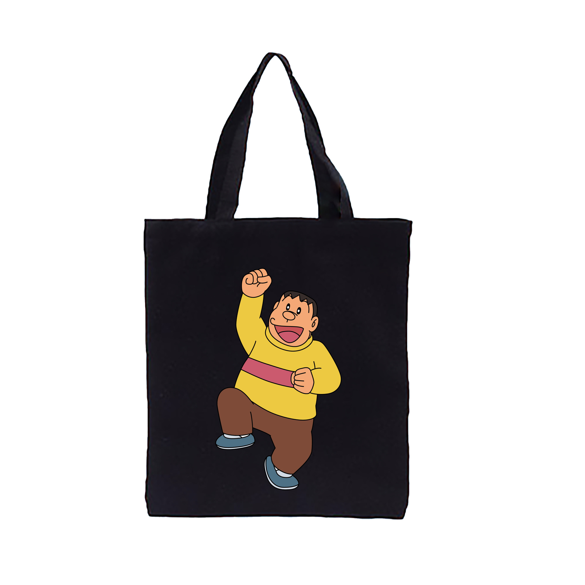 （画像用） ドラえもん 剛田武 Doraemon Gouta Takeshi 縦型キャンバス生地手提げバッグ　トートバッグ