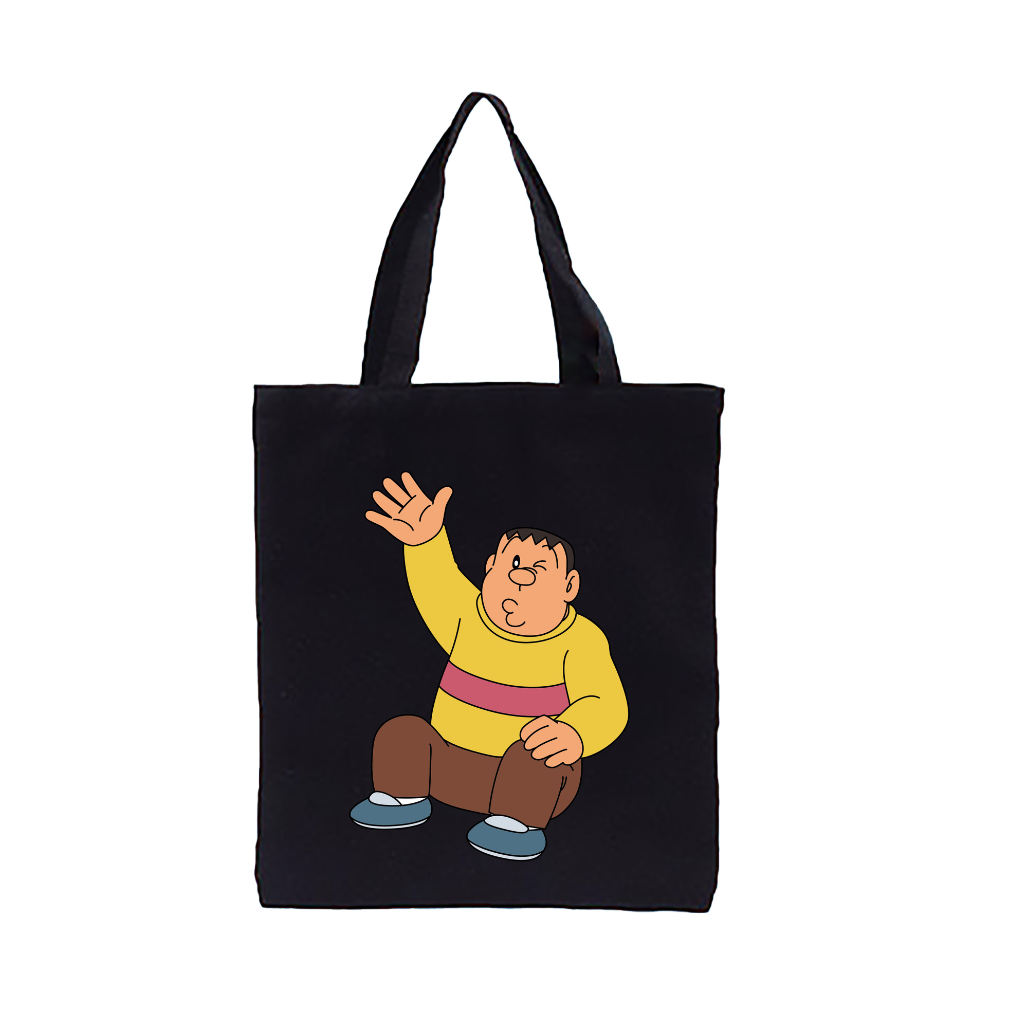 （画像用） ドラえもん 剛田武 Doraemon Gouta Takeshi 縦型キャンバス生地手提げバッグ　トートバッグ