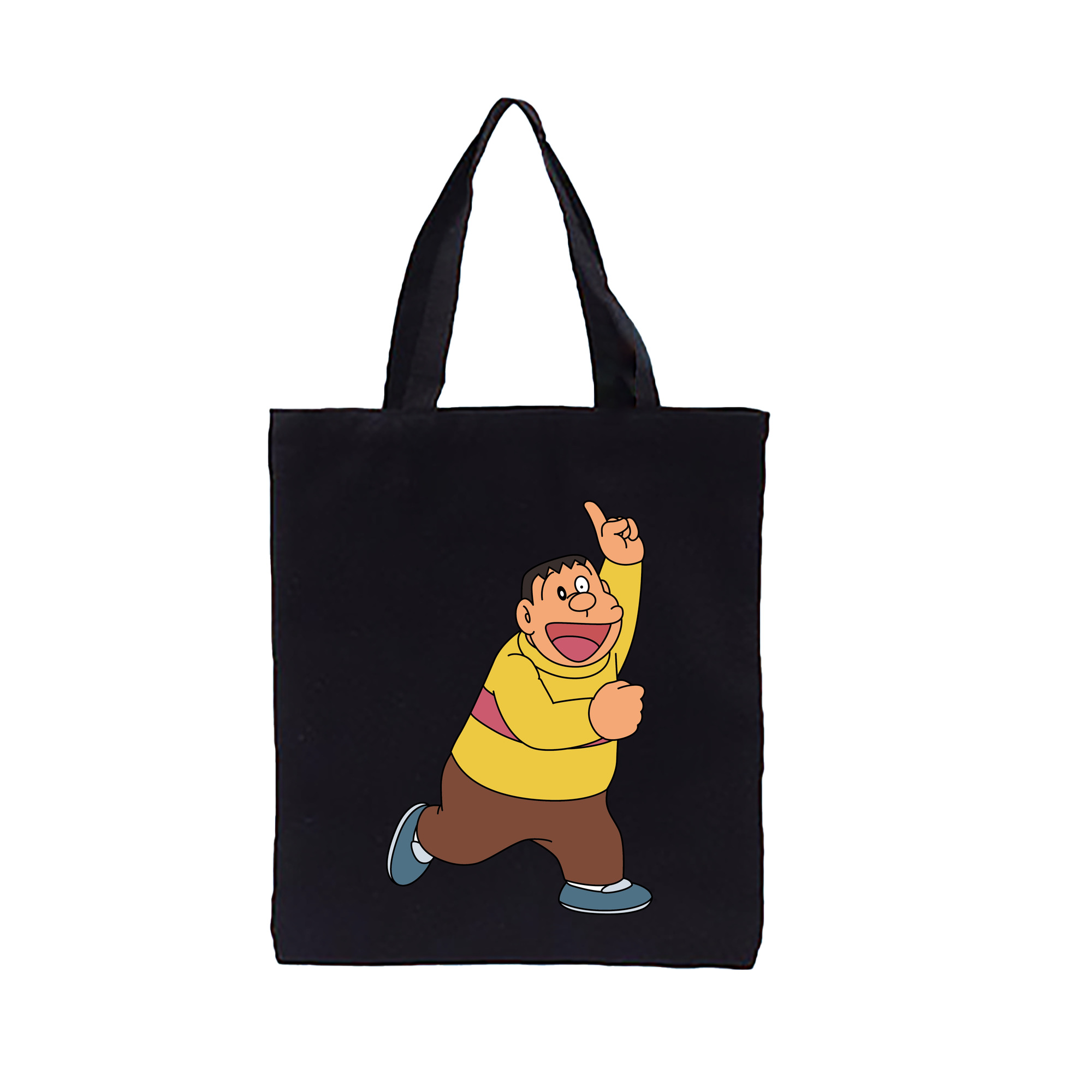 （画像用） ドラえもん 剛田武 Doraemon Gouta Takeshi 縦型キャンバス生地手提げバッグ　トートバッグ