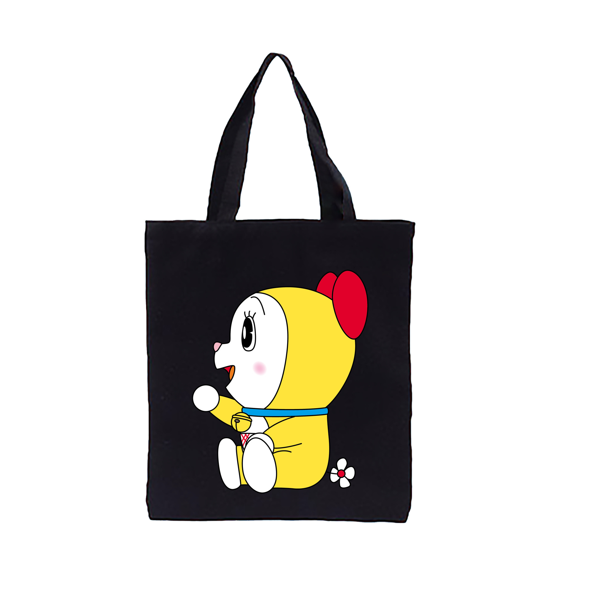 （画像用） ドラえもん ドラミ Doraemon Dorami 縦型キャンバス生地手提げバッグ　トートバッグ