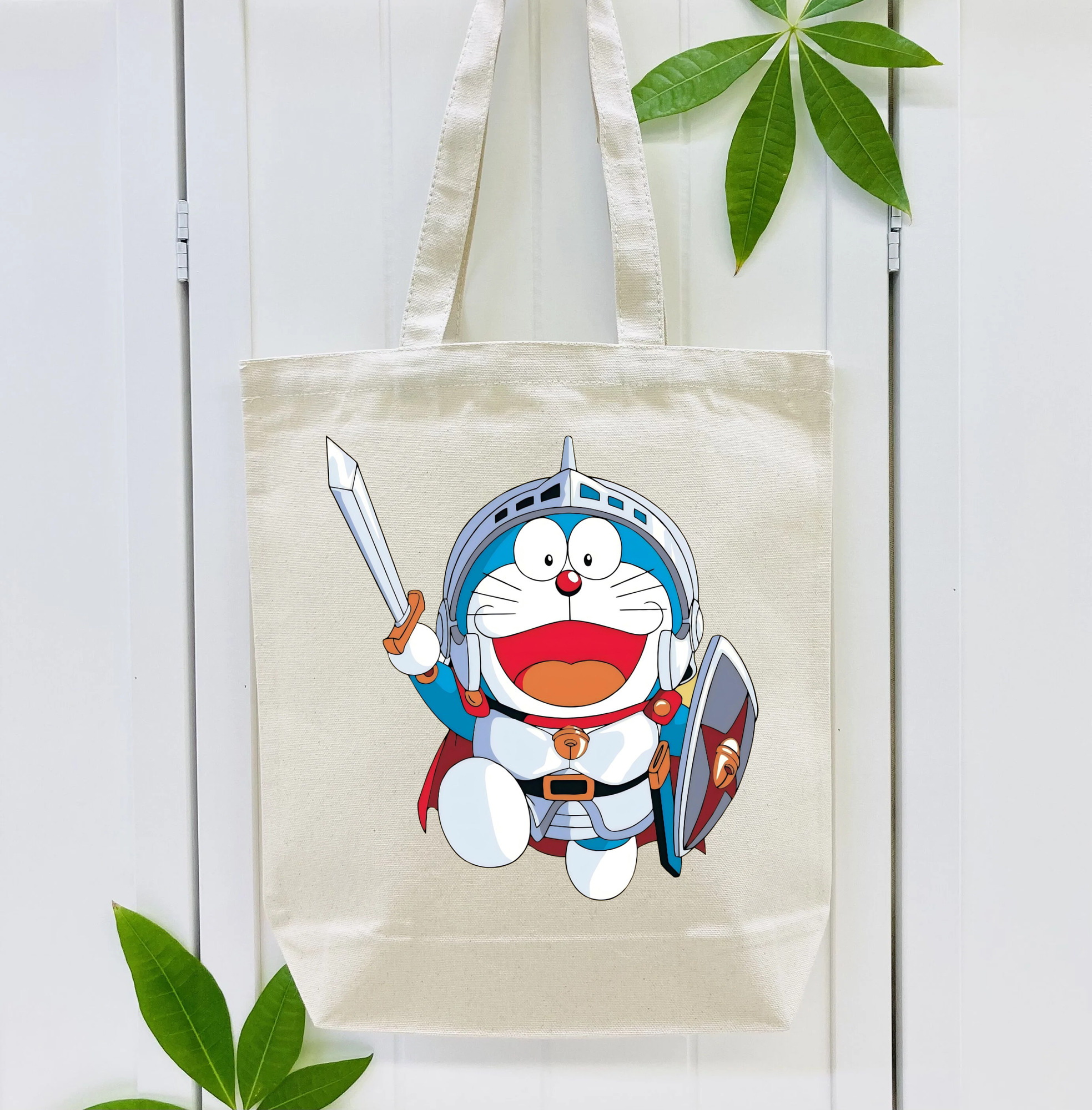 ドラえもん Doraemon 縦型キャンバス生地手提げバッグ　トートバッグ