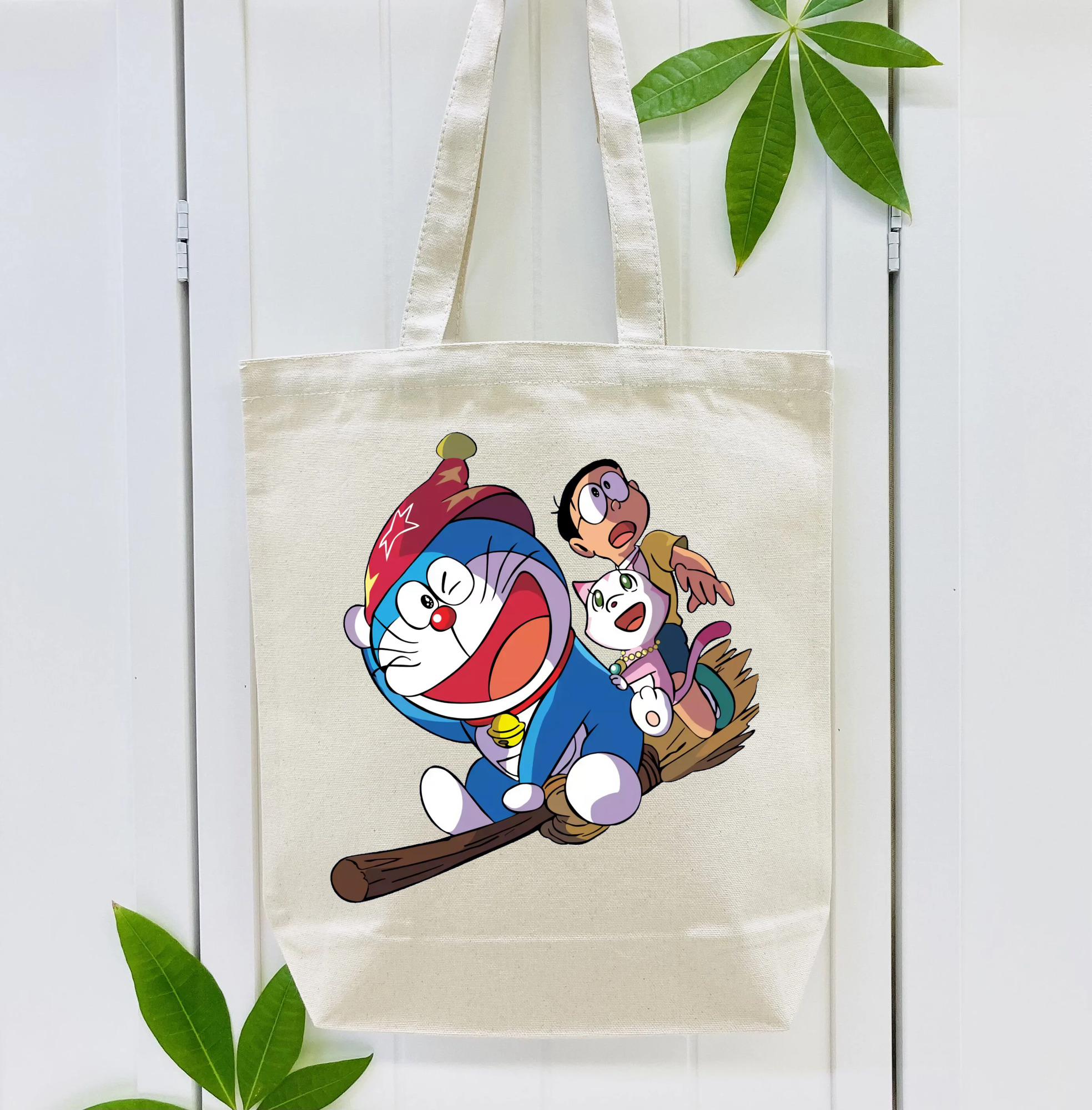 ドラえもん Doraemon 縦型キャンバス生地手提げバッグ　トートバッグ