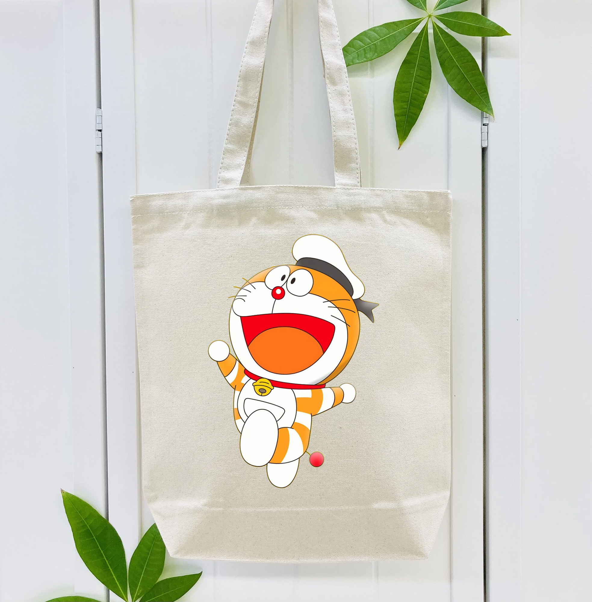 ドラえもん Doraemon 縦型キャンバス生地手提げバッグ　トートバッグ