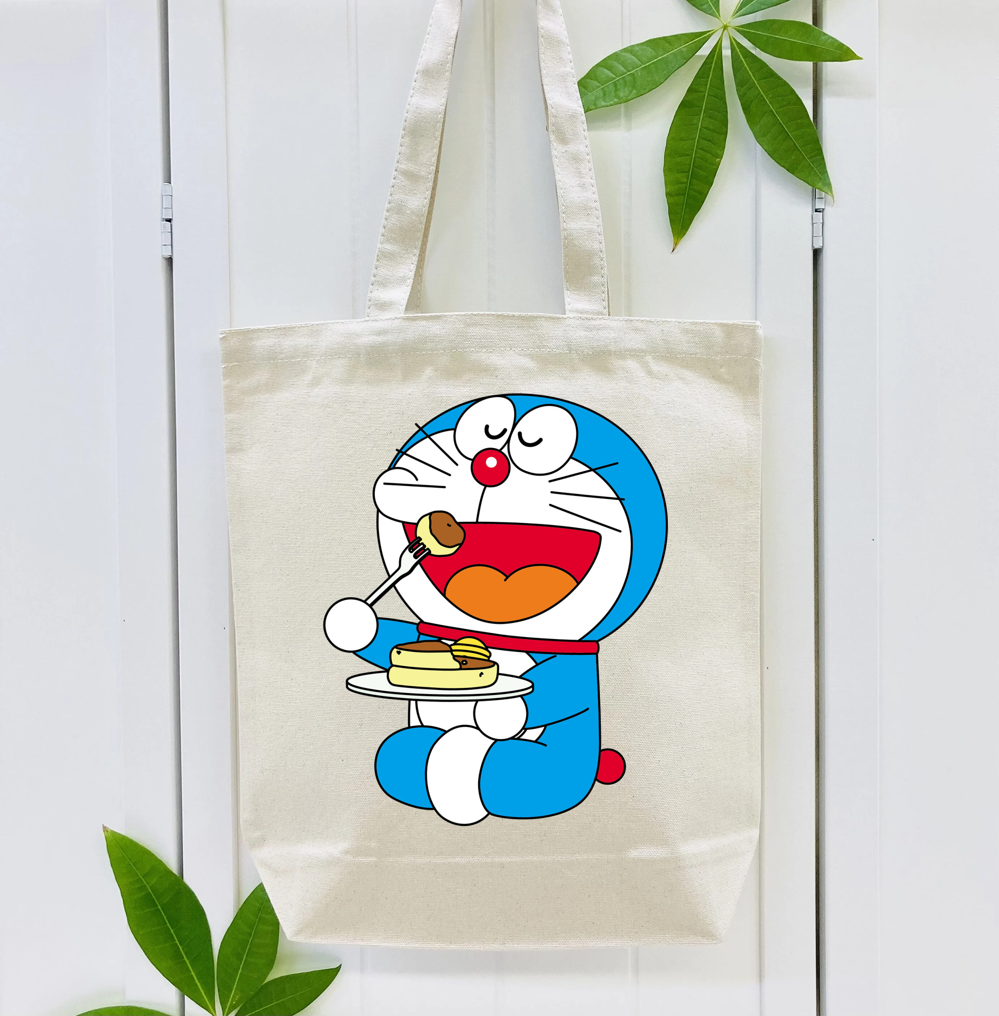 ドラえもん Doraemon 縦型キャンバス生地手提げバッグ　トートバッグ