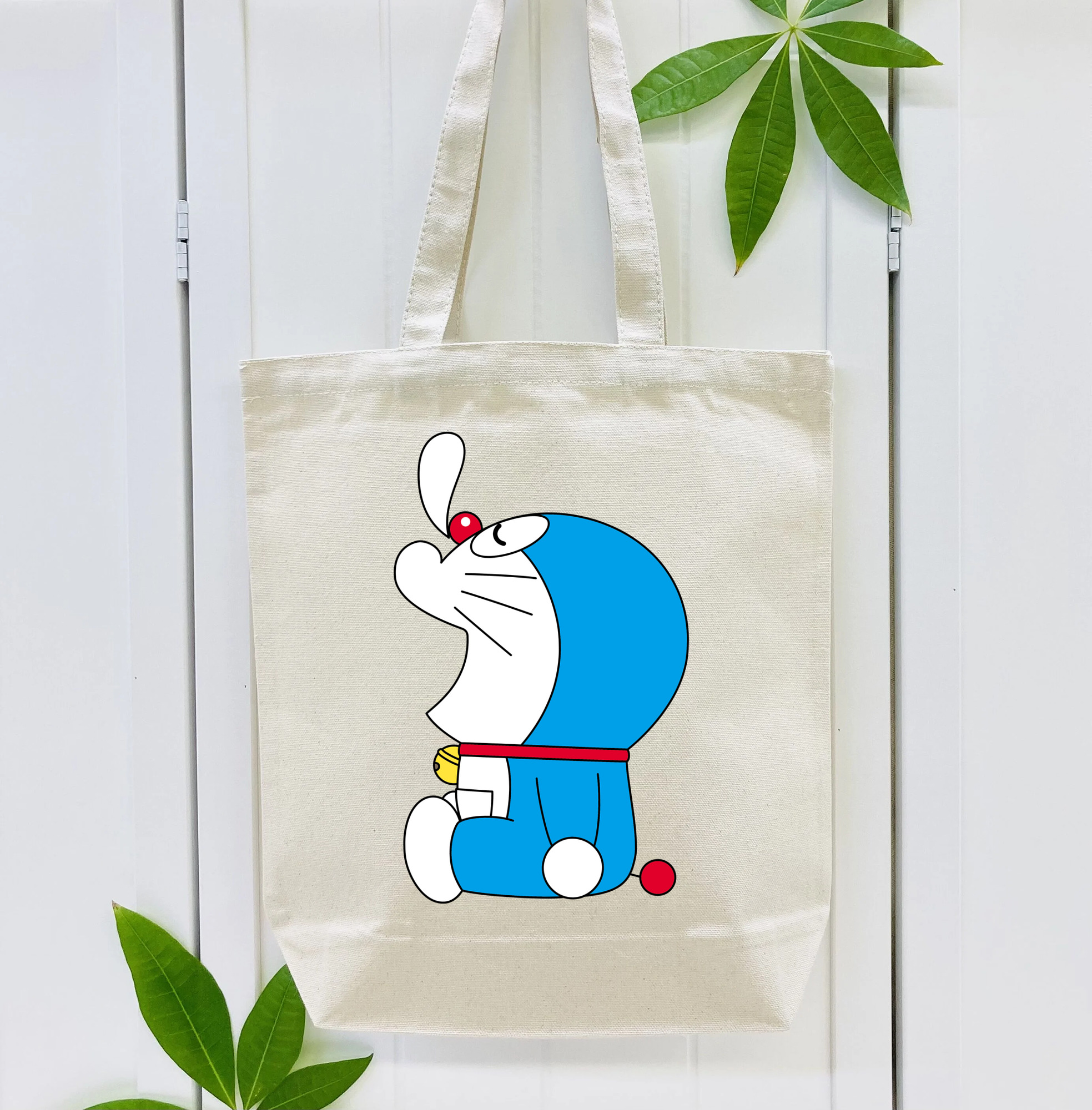 ドラえもん Doraemon 縦型キャンバス生地手提げバッグ　トートバッグ
