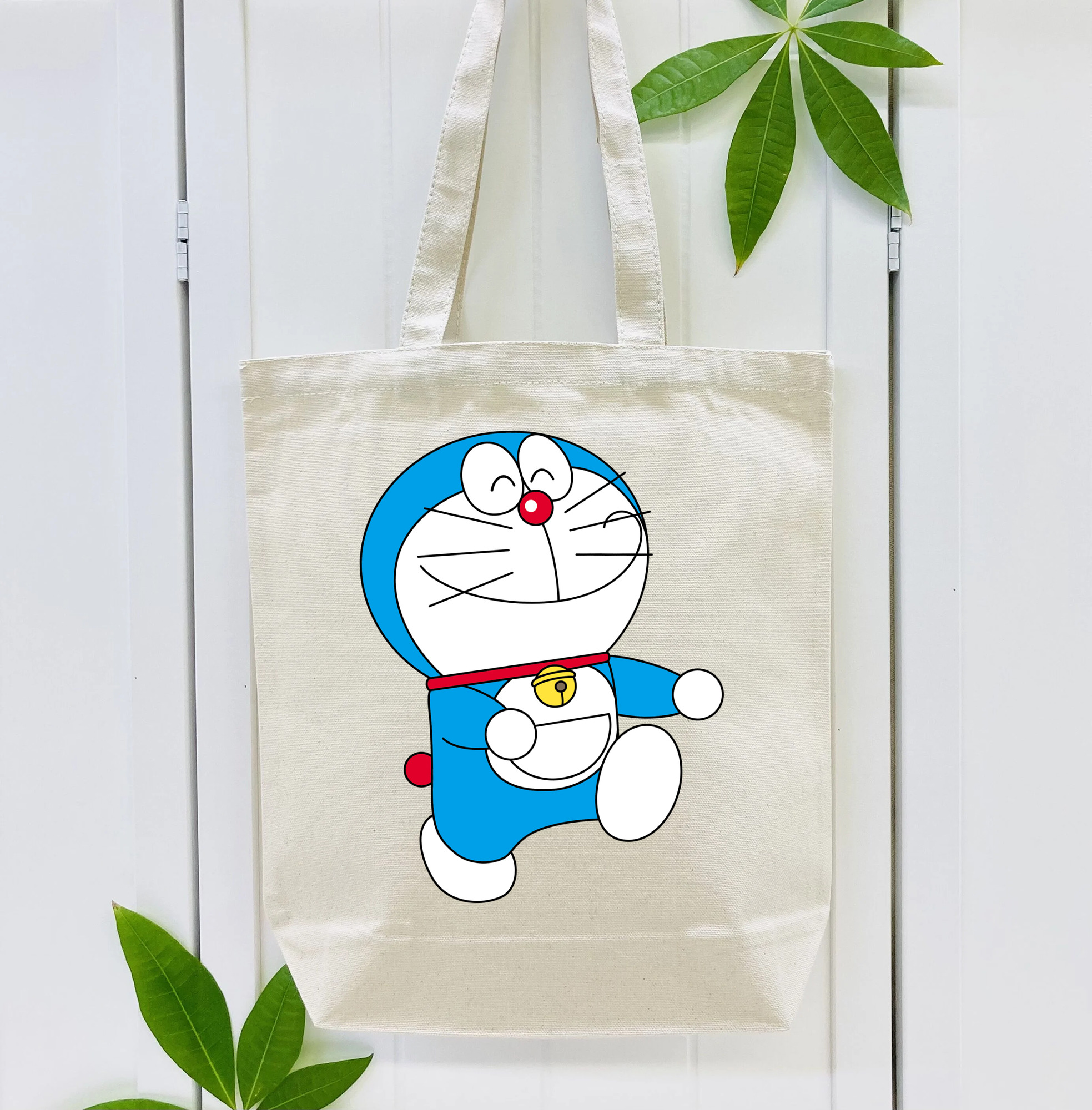 ドラえもん Doraemon 縦型キャンバス生地手提げバッグ　トートバッグ