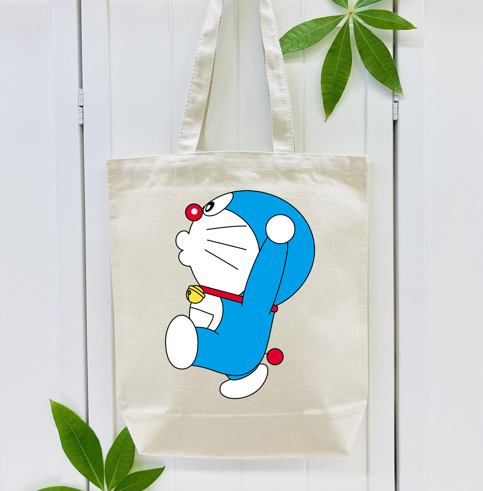 ドラえもん Doraemon 縦型キャンバス生地手提げバッグ　トートバッグ