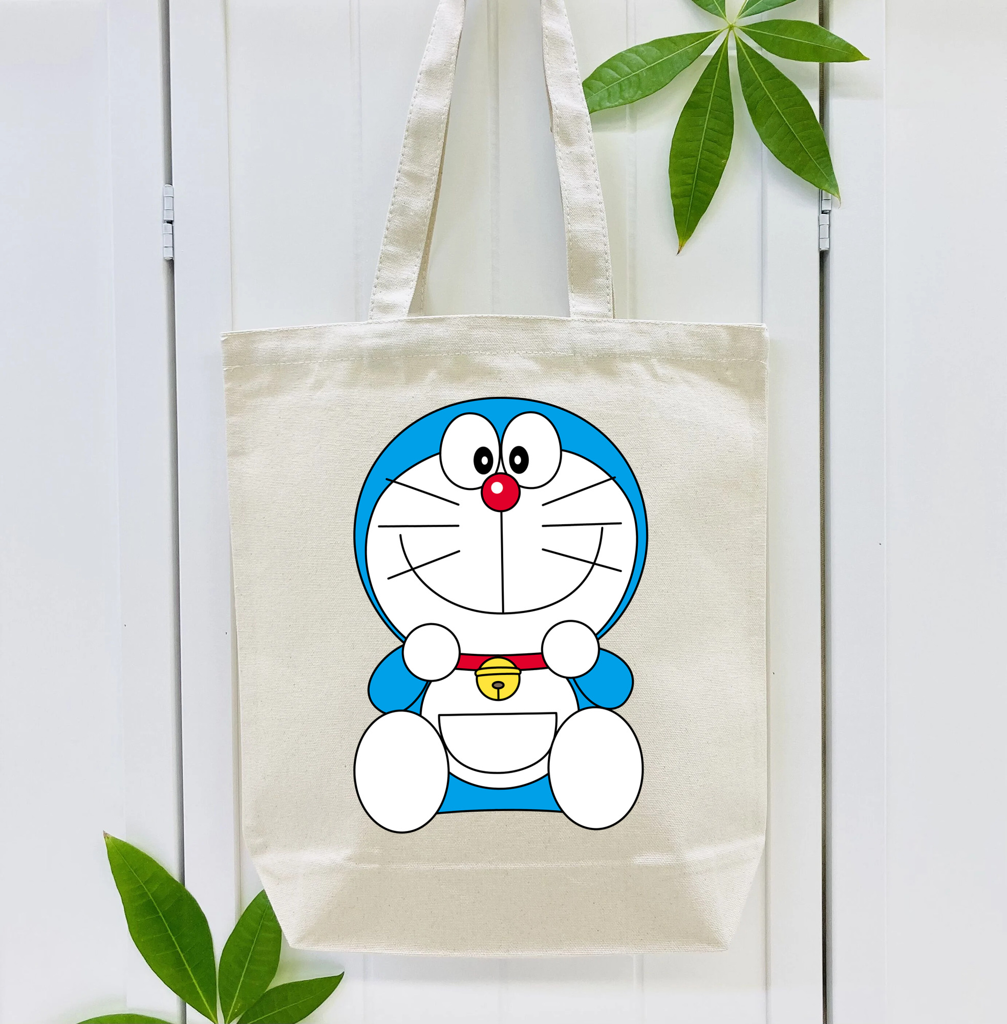 ドラえもん Doraemon 縦型キャンバス生地手提げバッグ　トートバッグ