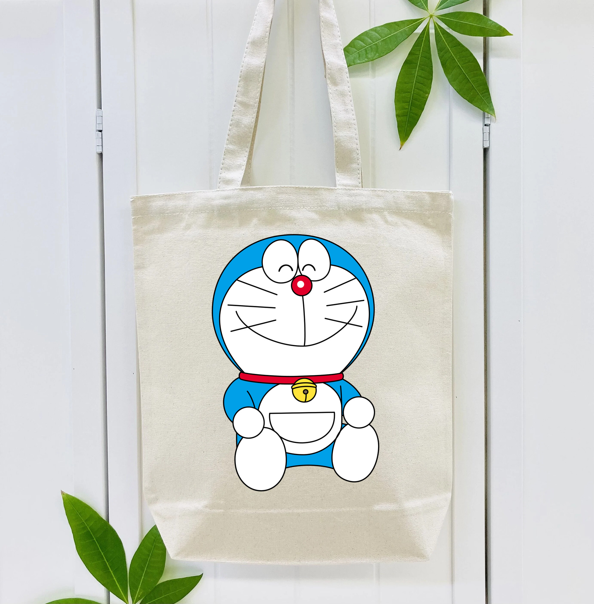 ドラえもん Doraemon 縦型キャンバス生地手提げバッグ　トートバッグ