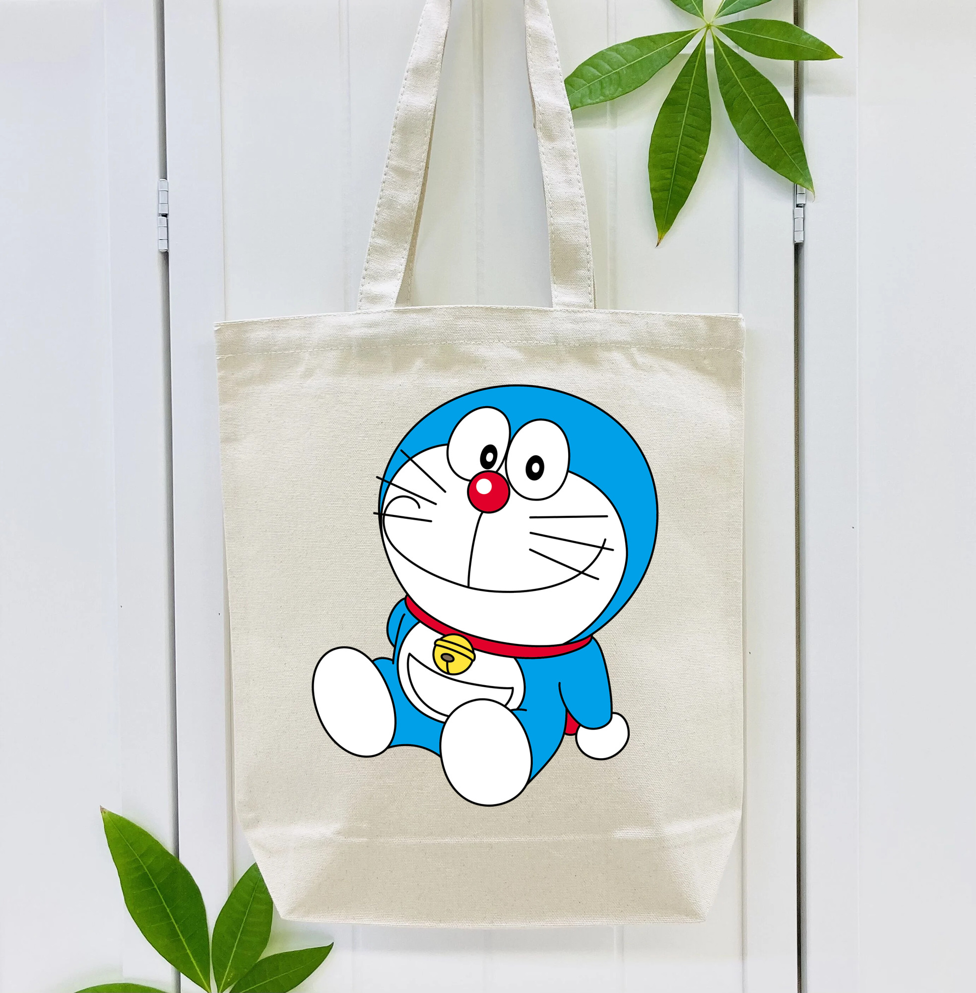 ドラえもん Doraemon 縦型キャンバス生地手提げバッグ　トートバッグ