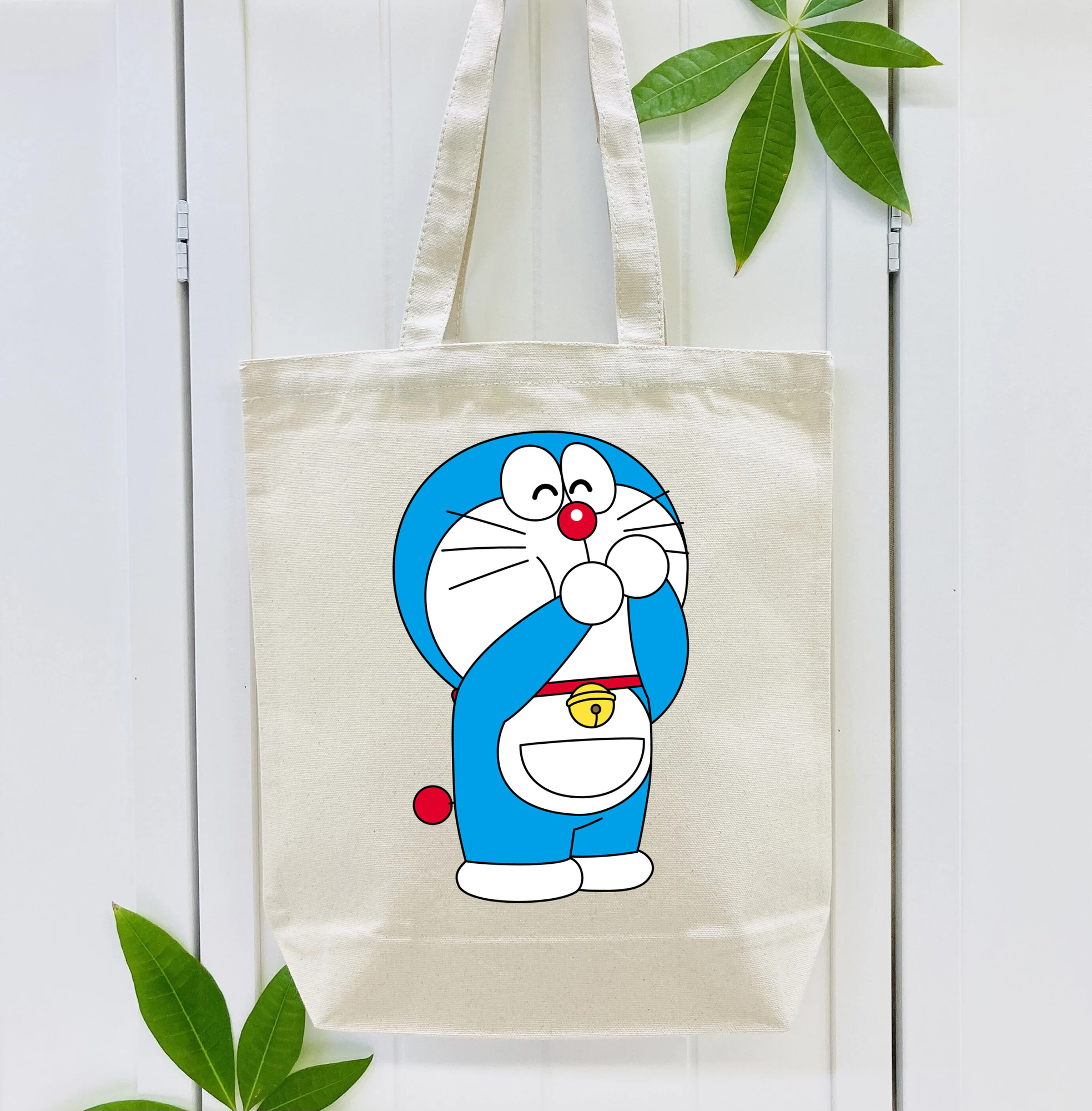 ドラえもん Doraemon 縦型キャンバス生地手提げバッグ　トートバッグ