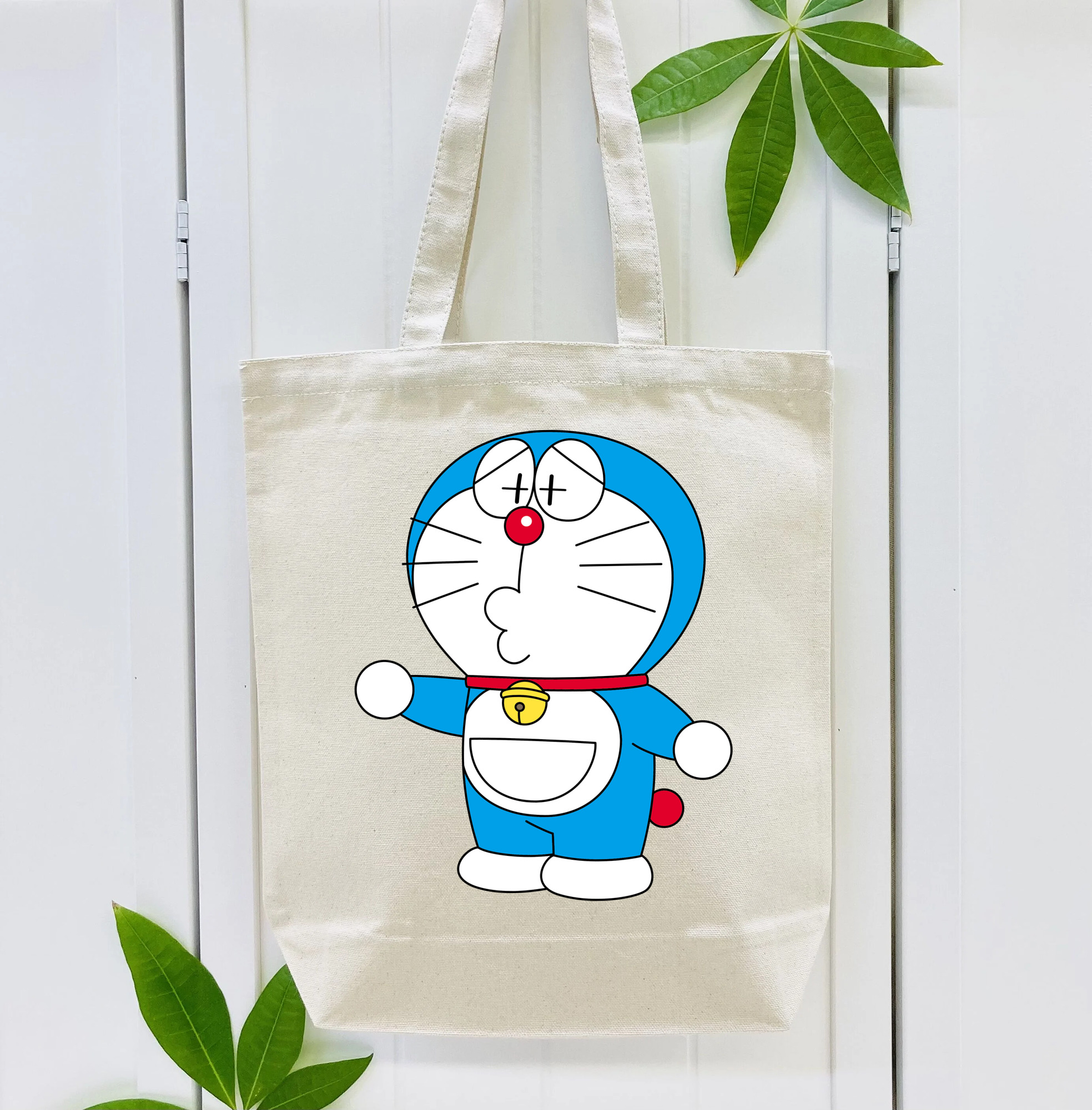 ドラえもん Doraemon 縦型キャンバス生地手提げバッグ　トートバッグ