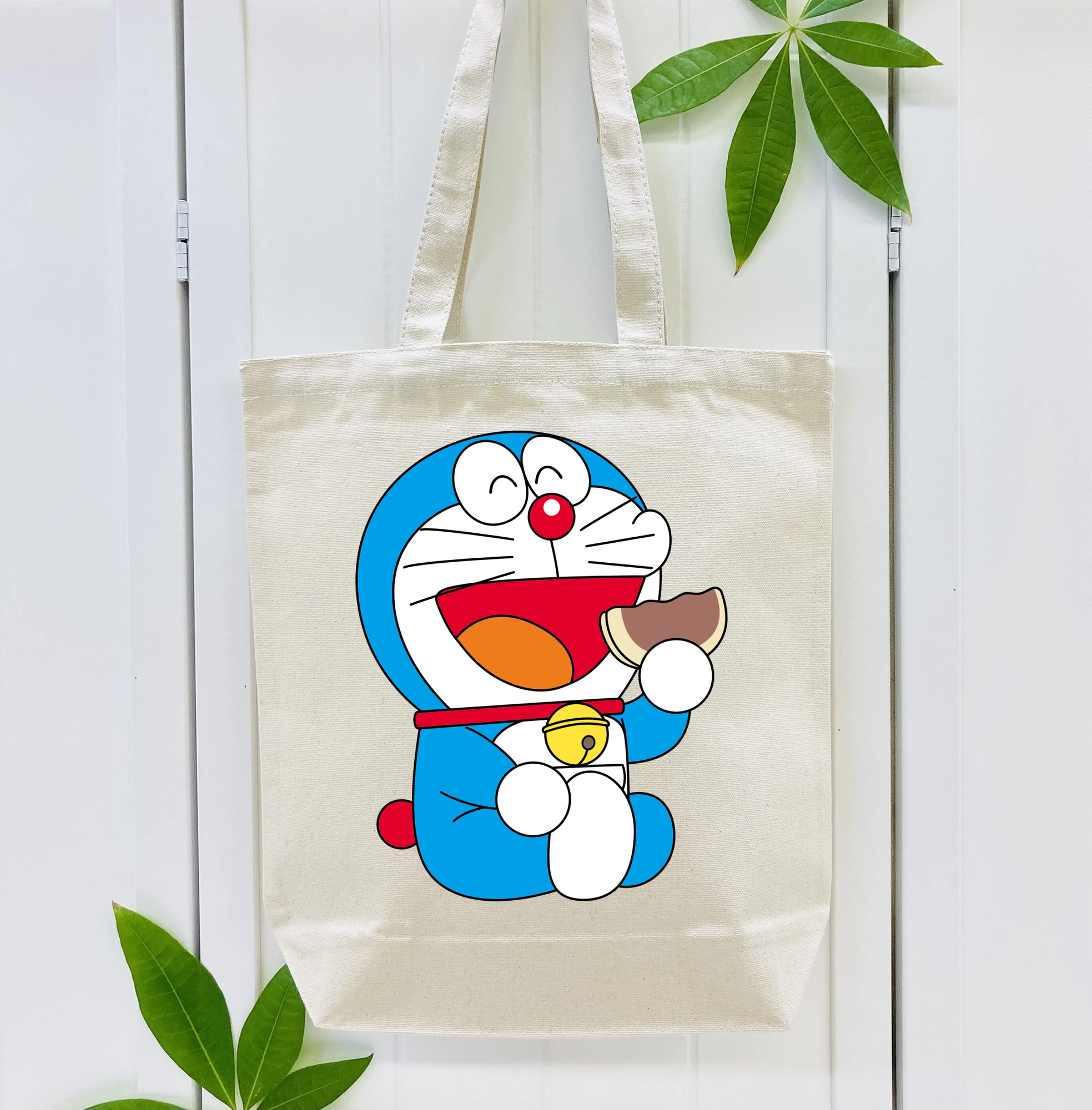 ドラえもん Doraemon 縦型キャンバス生地手提げバッグ　トートバッグ