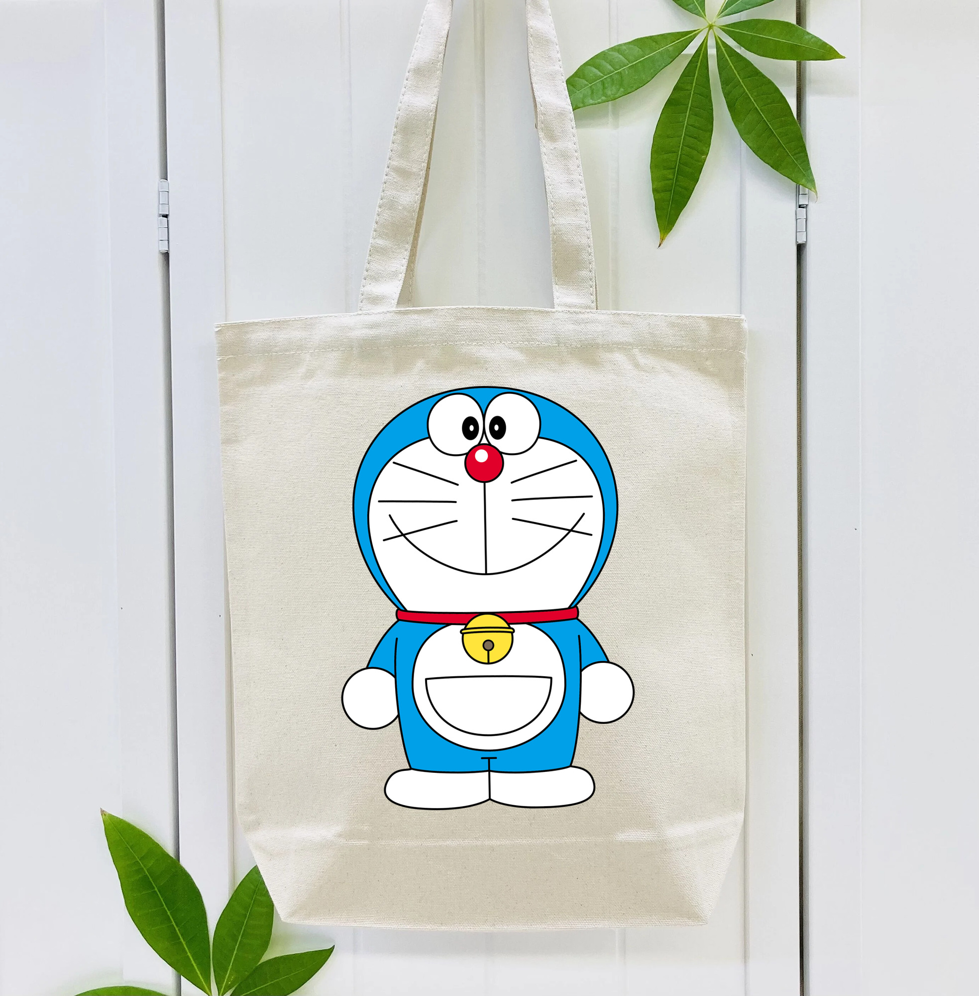 ドラえもん Doraemon 縦型キャンバス生地手提げバッグ　トートバッグ
