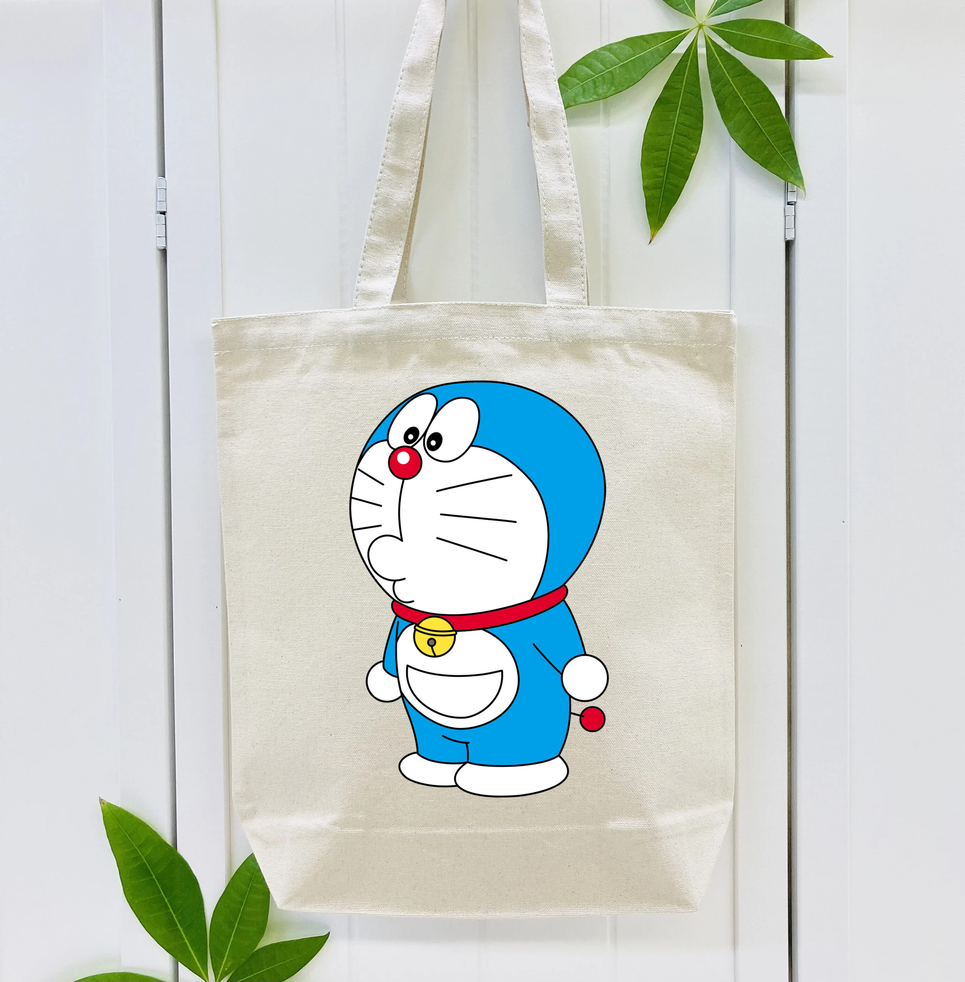 ドラえもん Doraemon 縦型キャンバス生地手提げバッグ　トートバッグ
