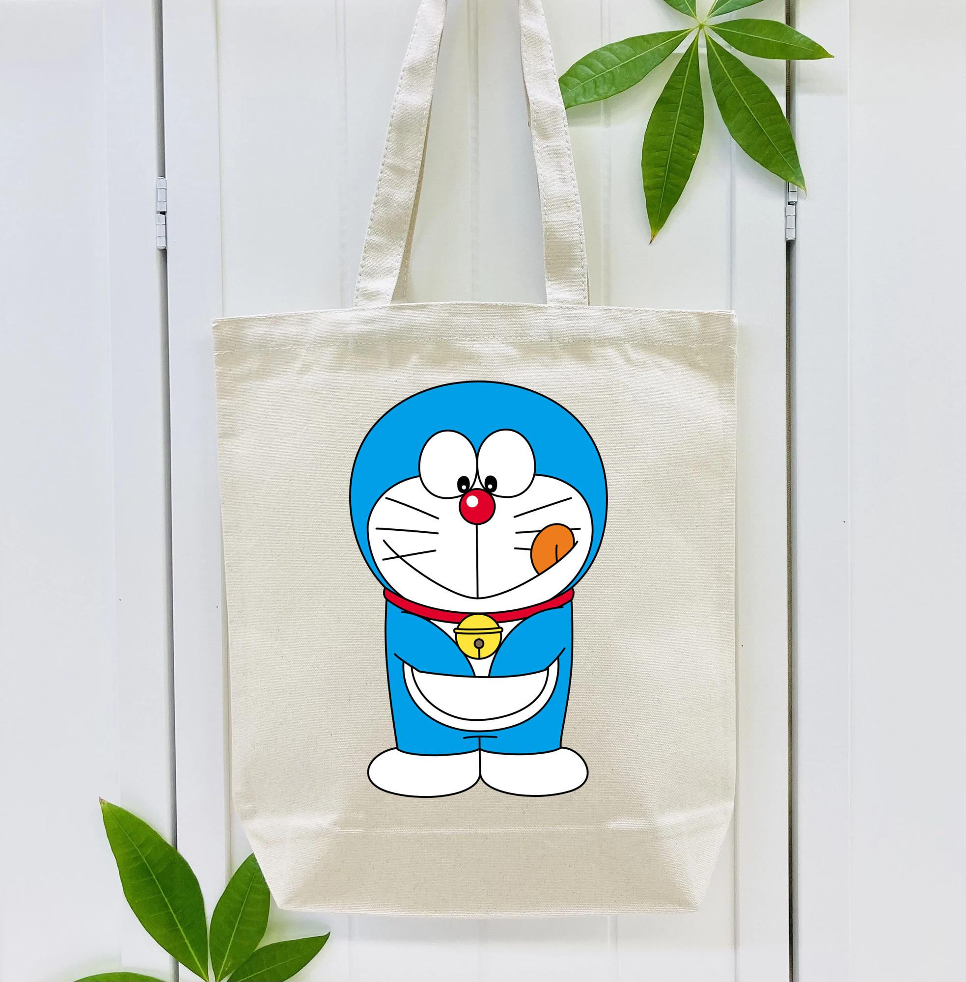 ドラえもん Doraemon 縦型キャンバス生地手提げバッグ　トートバッグ