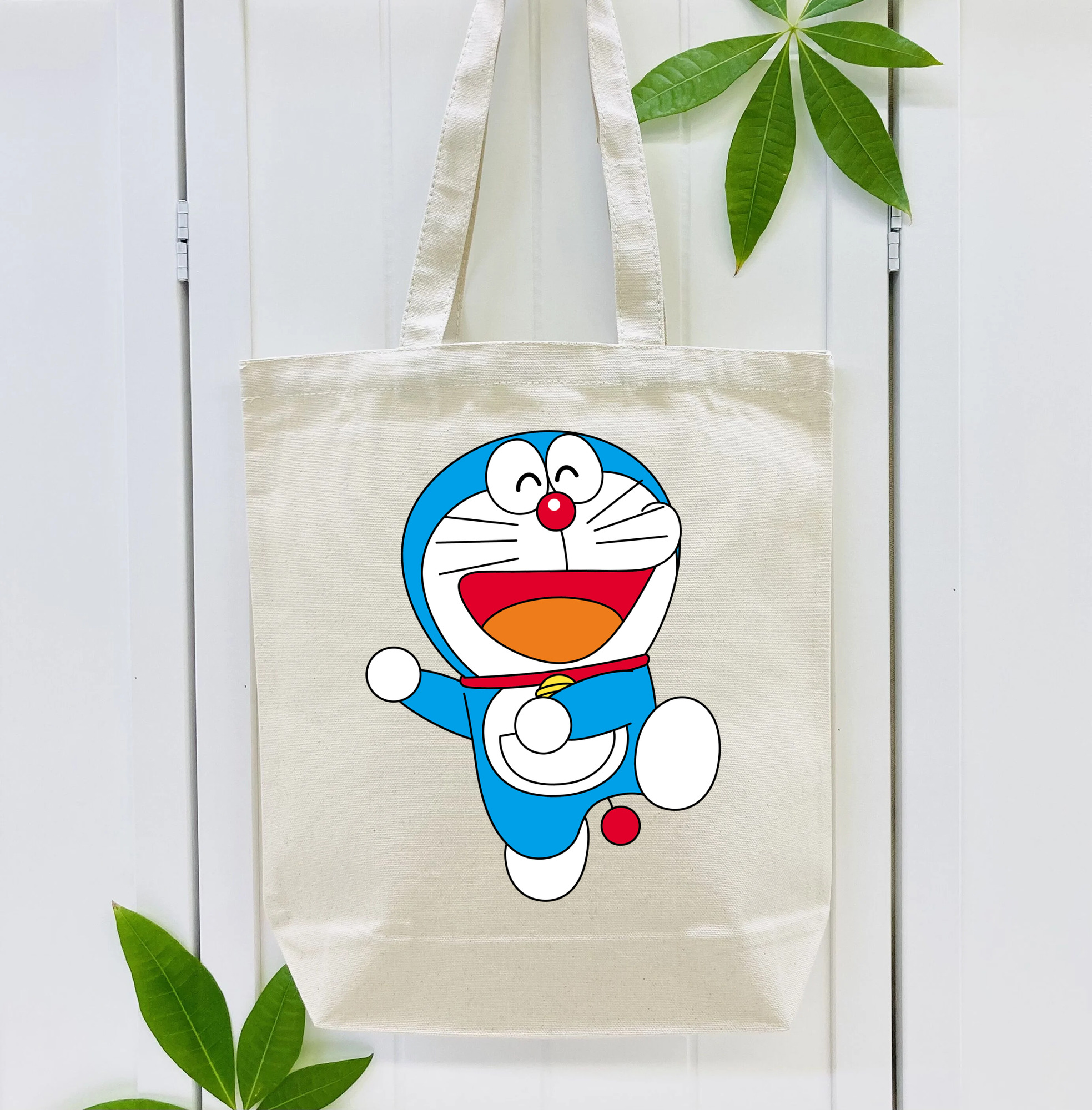 ドラえもん Doraemon 縦型キャンバス生地手提げバッグ　トートバッグ