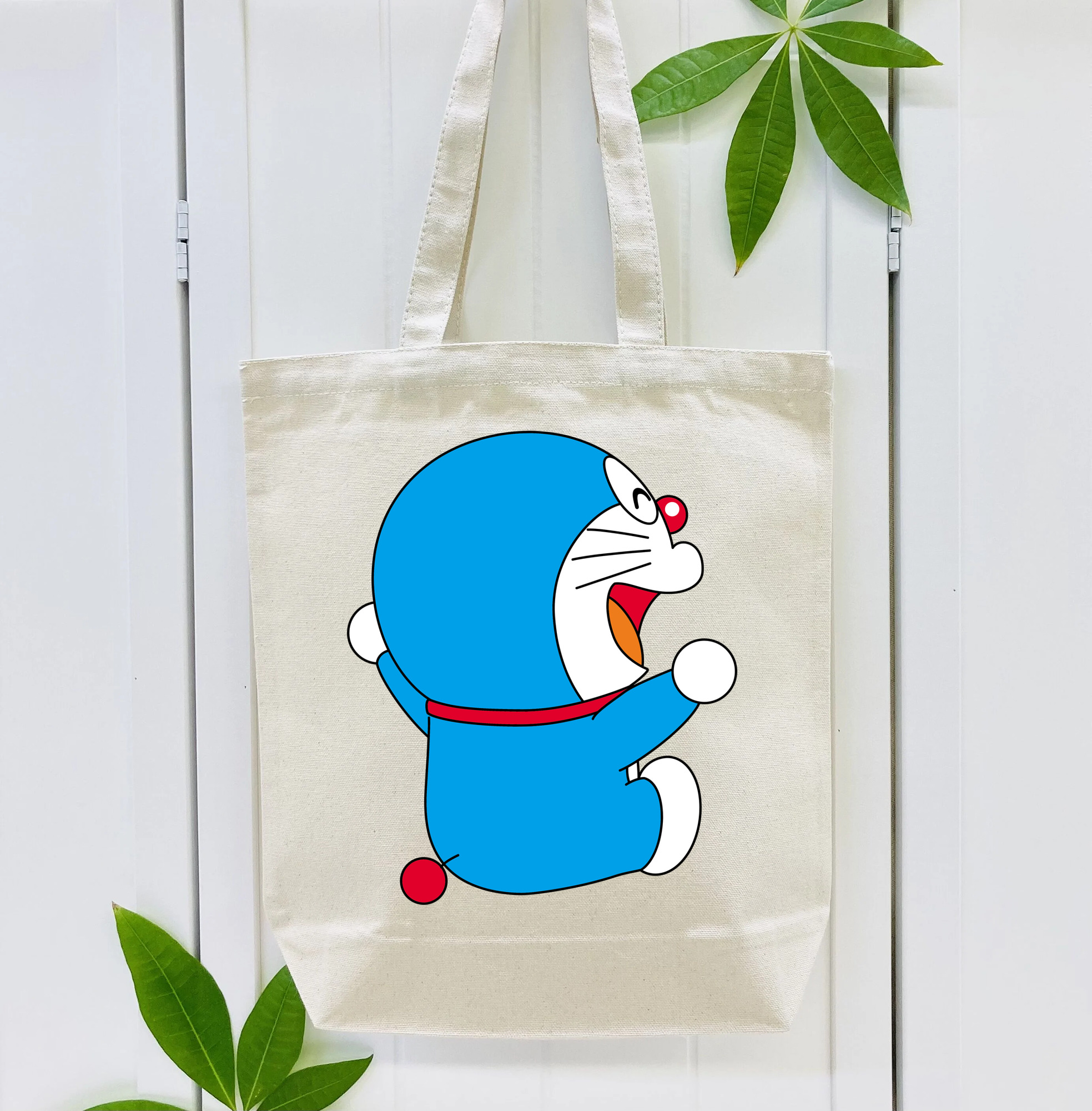 ドラえもん Doraemon 縦型キャンバス生地手提げバッグ　トートバッグ