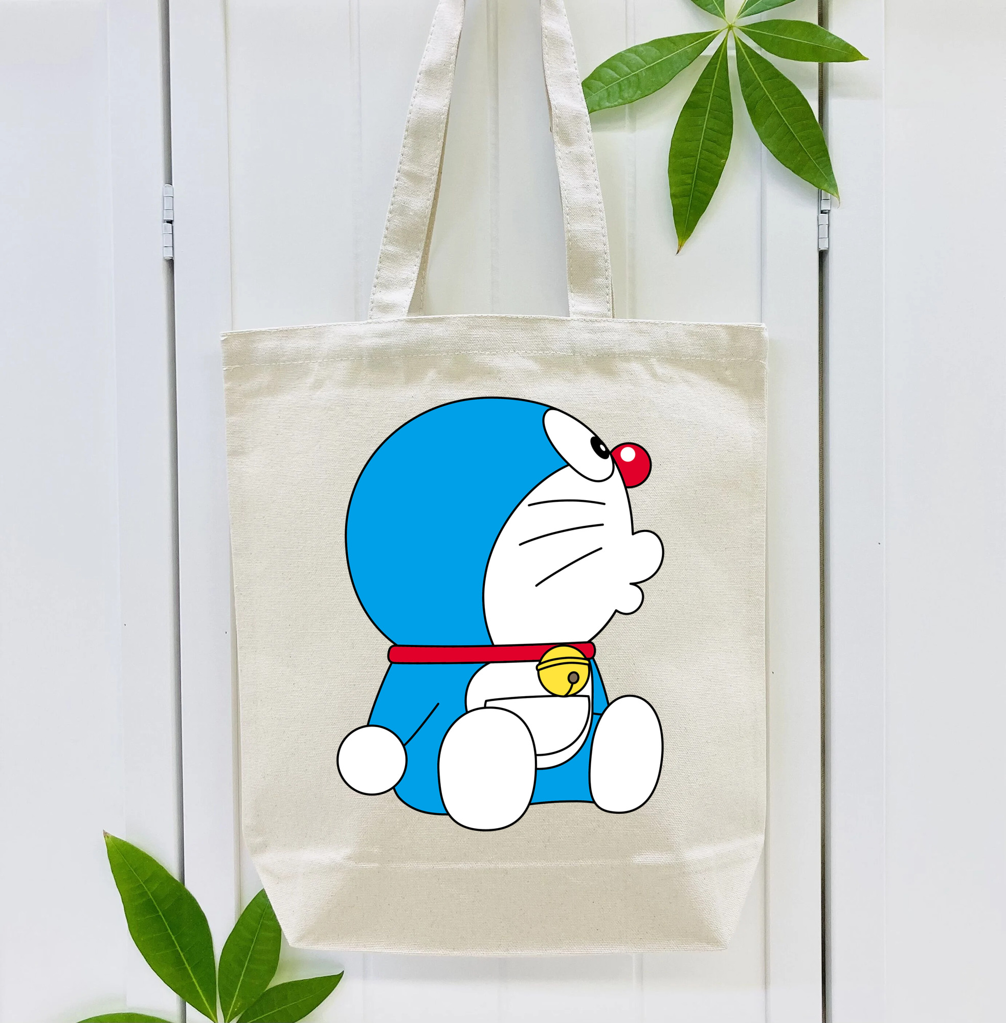 ドラえもん Doraemon 縦型キャンバス生地手提げバッグ　トートバッグ