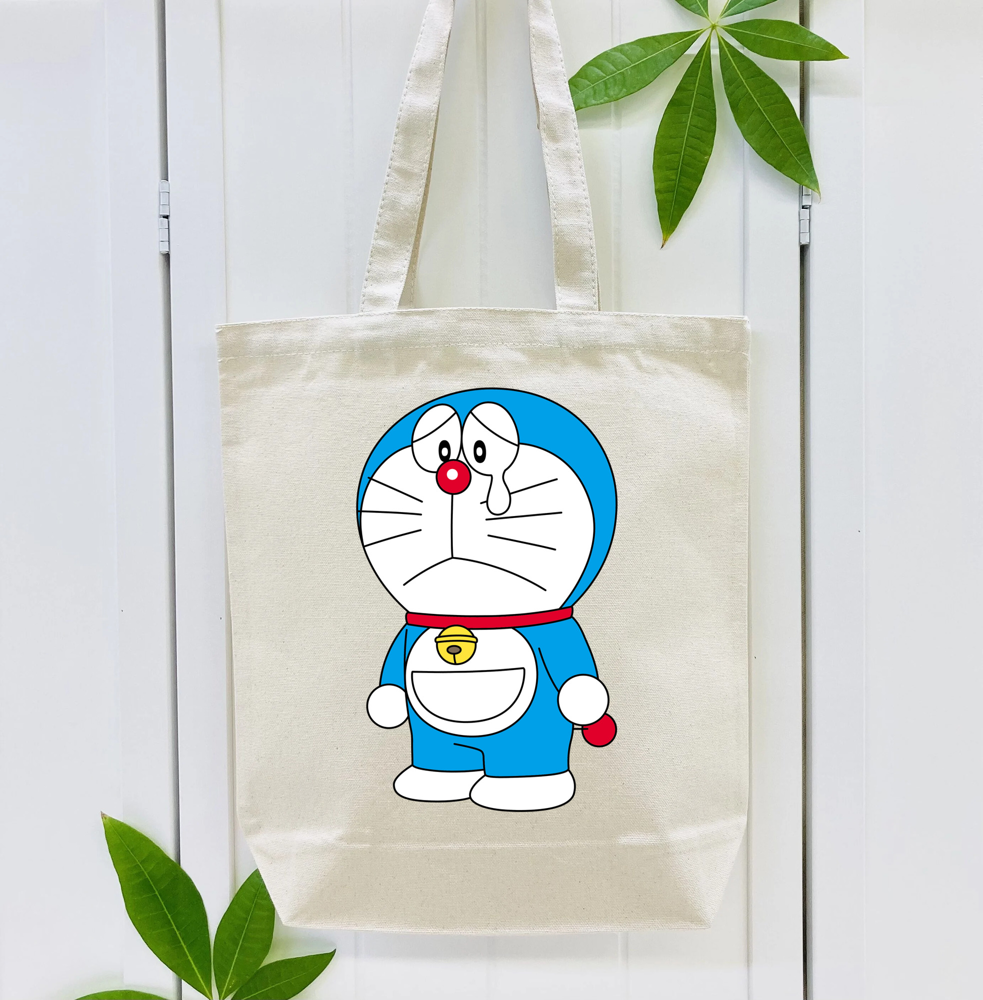 ドラえもん Doraemon 縦型キャンバス生地手提げバッグ　トートバッグ