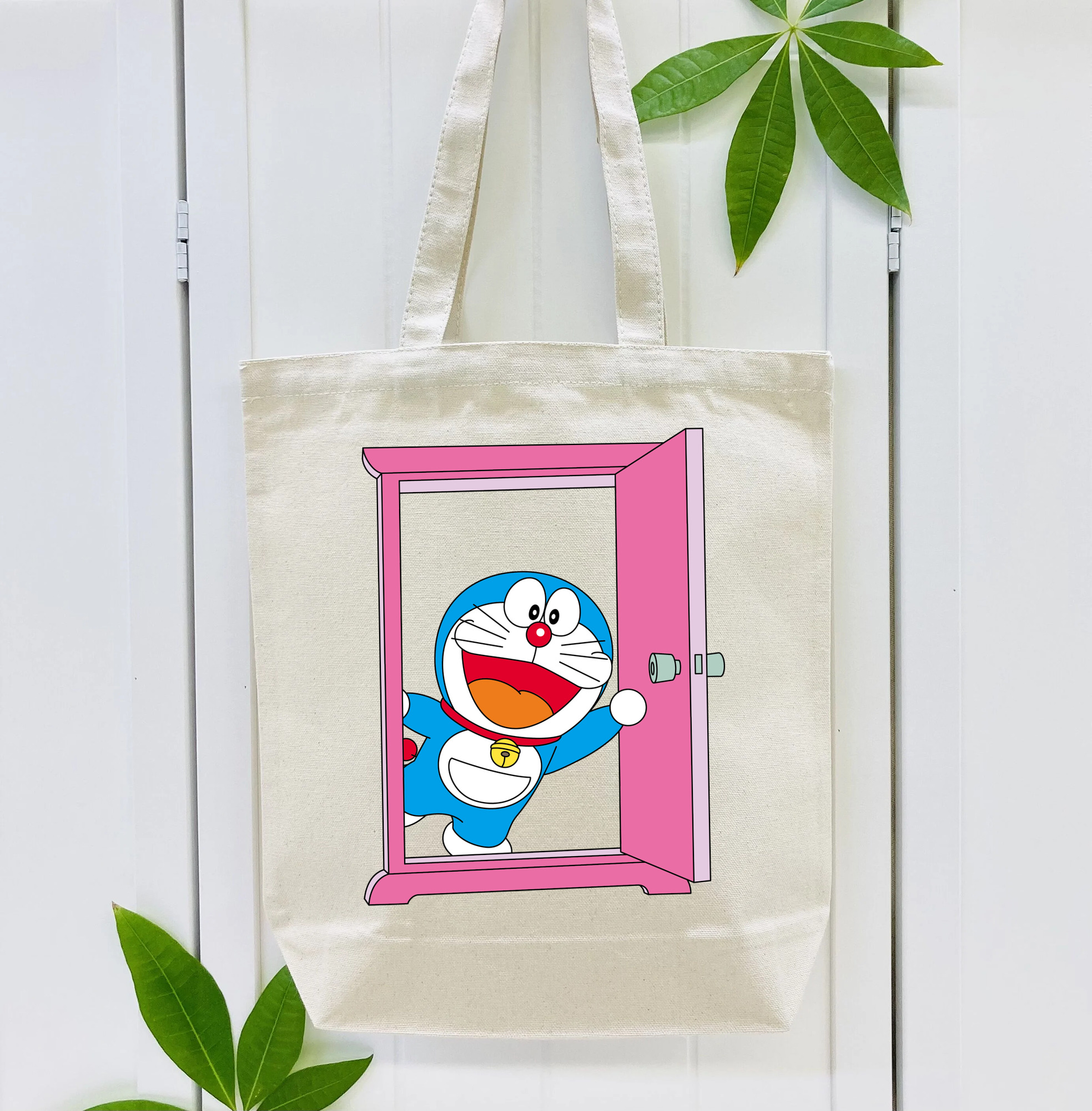 ドラえもん Doraemon 縦型キャンバス生地手提げバッグ　トートバッグ