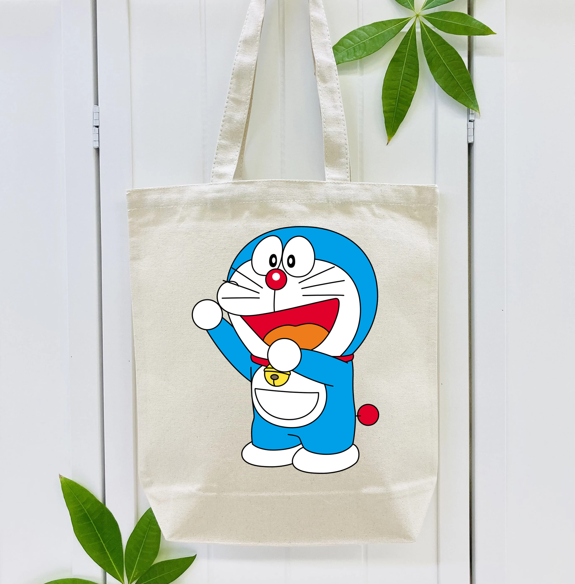 ドラえもん Doraemon 縦型キャンバス生地手提げバッグ　トートバッグ