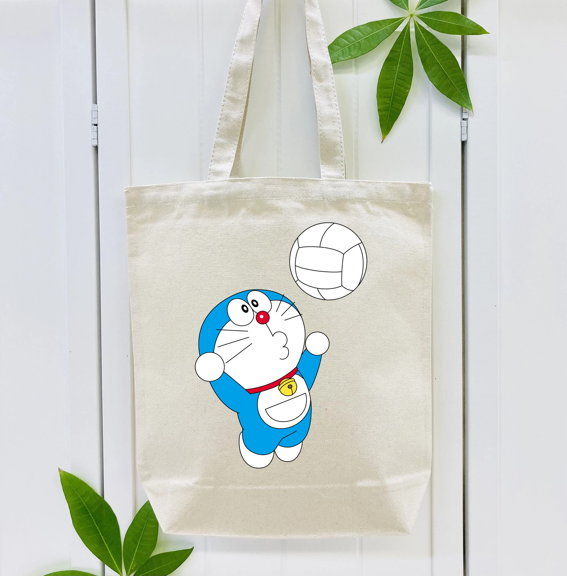 ドラえもん Doraemon 縦型キャンバス生地手提げバッグ　トートバッグ