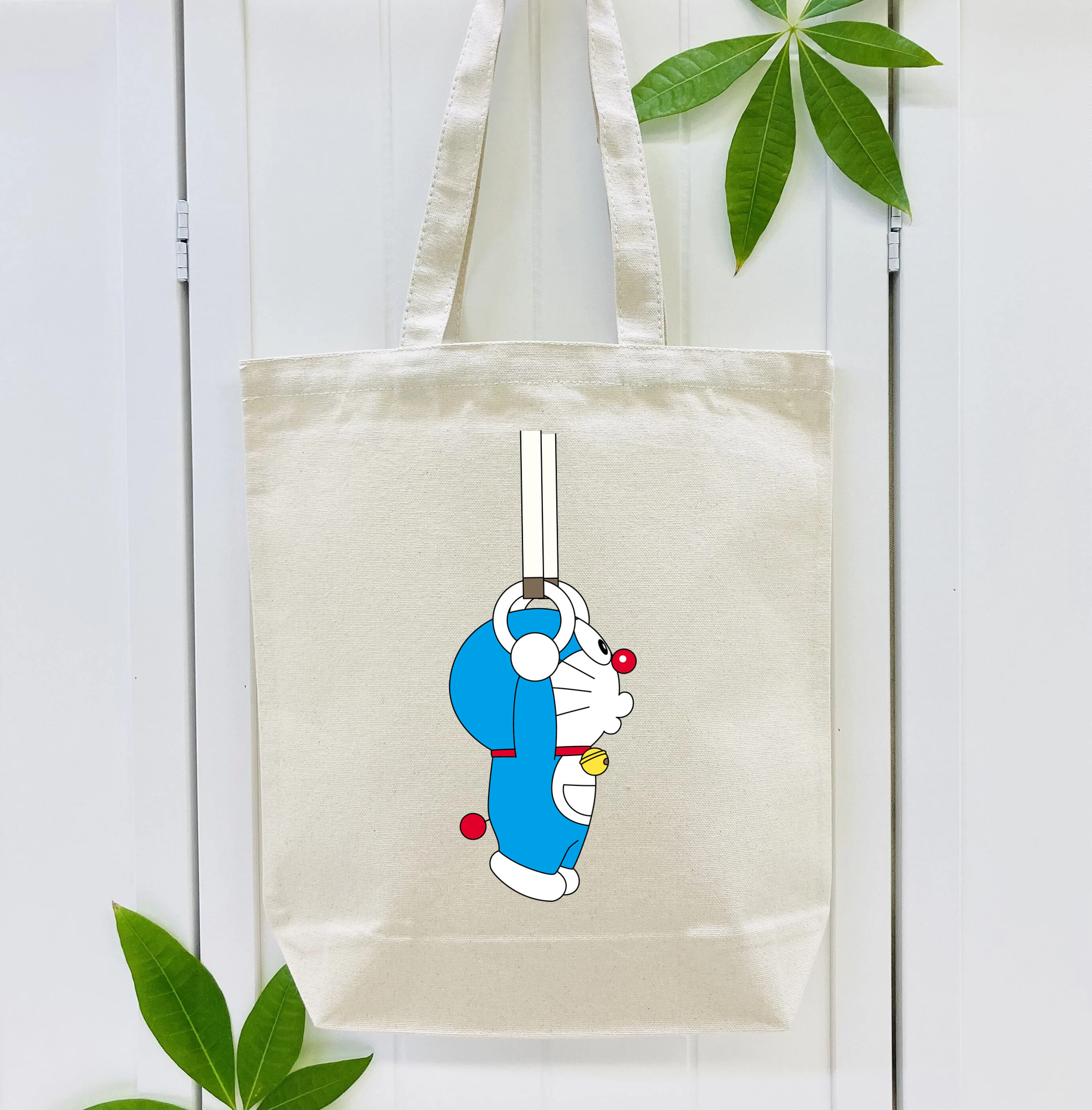 ドラえもん Doraemon 縦型キャンバス生地手提げバッグ　トートバッグ