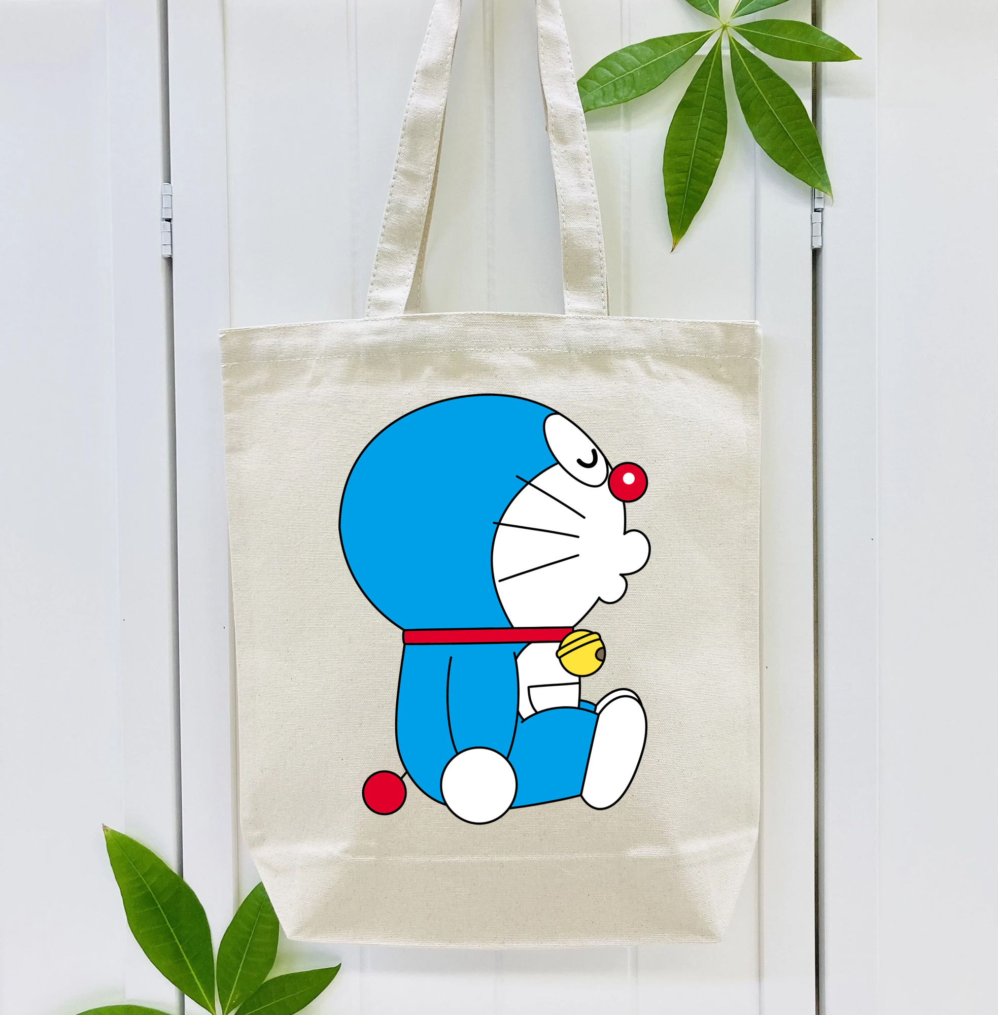 ドラえもん Doraemon 縦型キャンバス生地手提げバッグ　トートバッグ