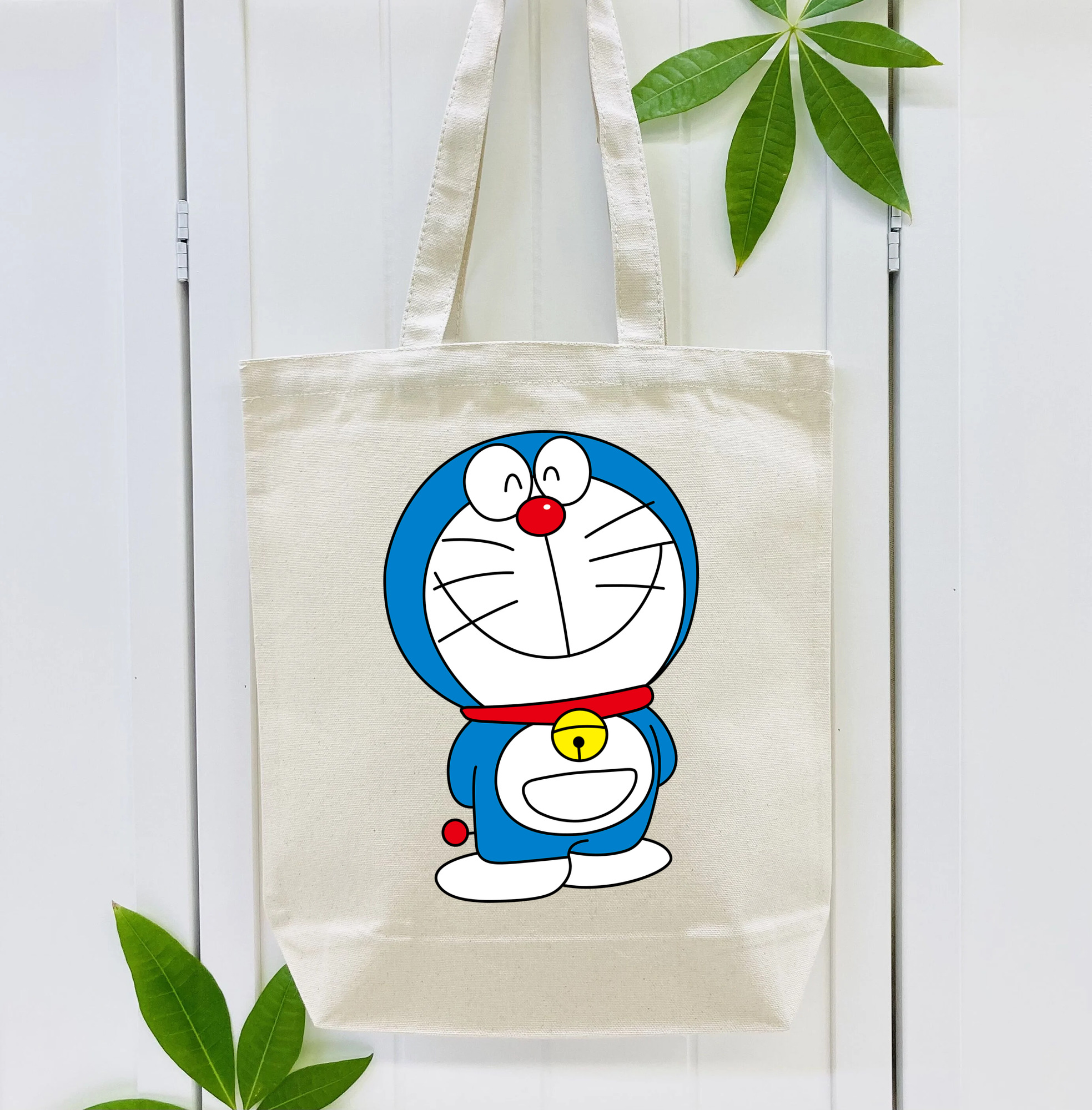ドラえもん Doraemon 縦型キャンバス生地手提げバッグ　トートバッグ