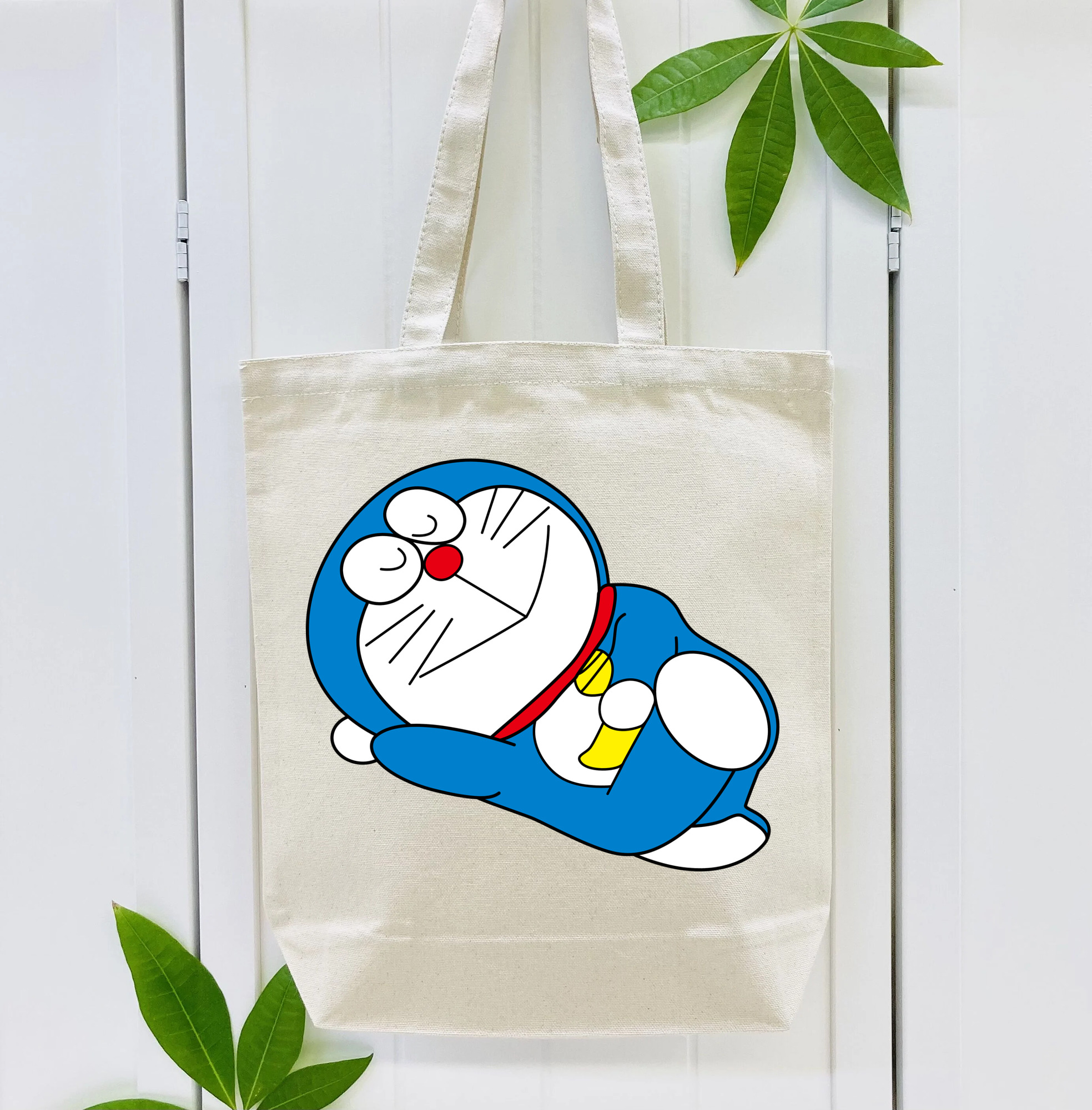 ドラえもん Doraemon 縦型キャンバス生地手提げバッグ　トートバッグ