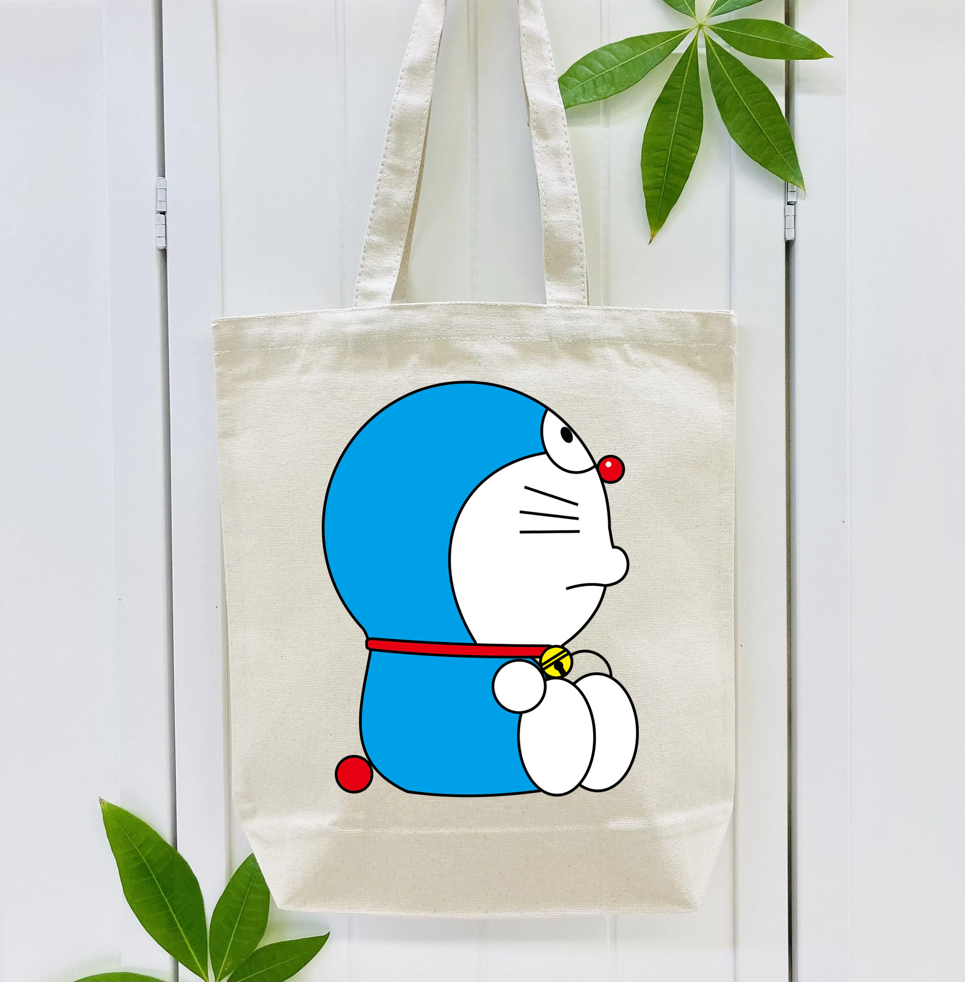 ドラえもん Doraemon 縦型キャンバス生地手提げバッグ　トートバッグ