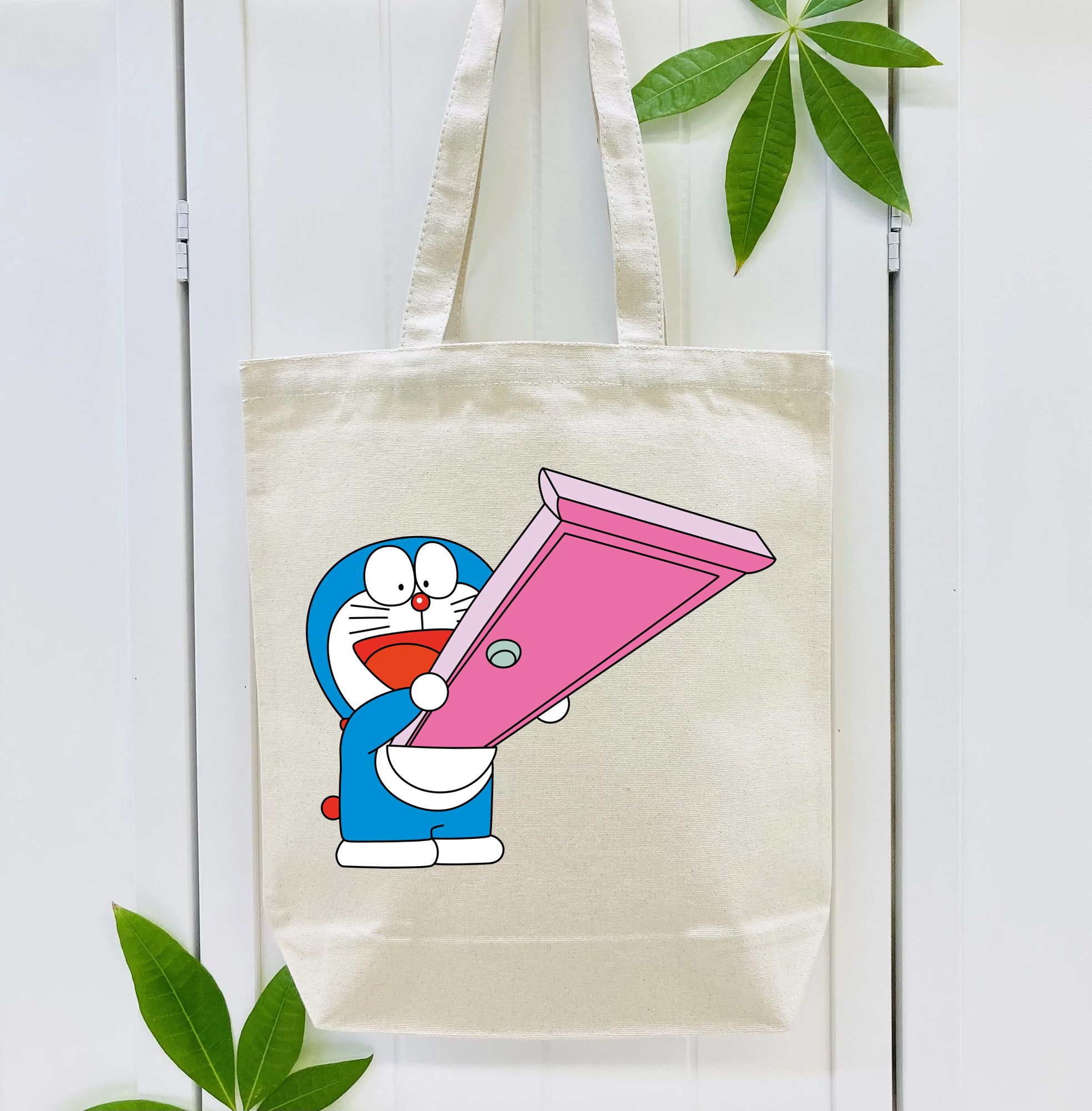 ドラえもん Doraemon 縦型キャンバス生地手提げバッグ　トートバッグ