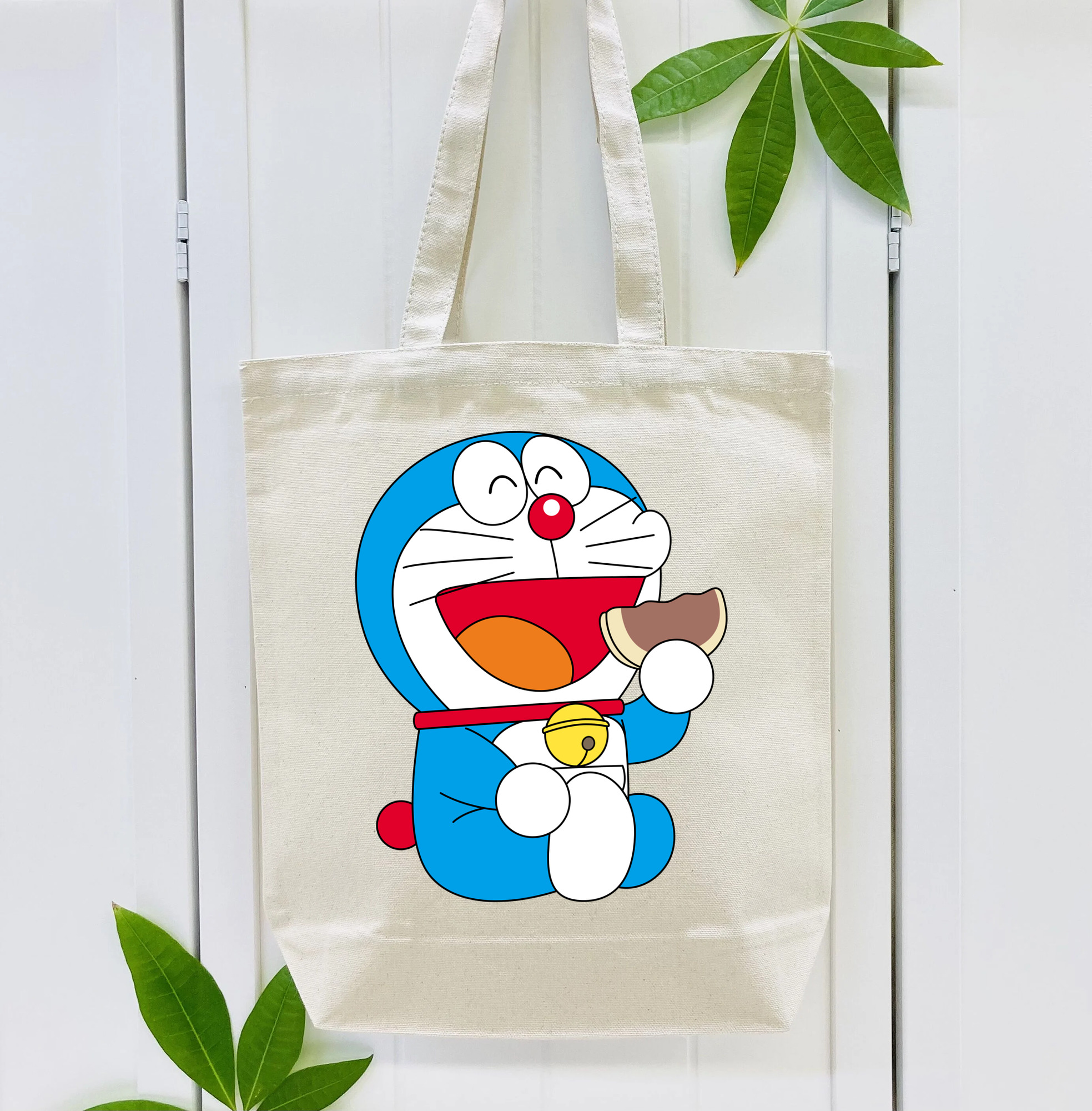 ドラえもん Doraemon 縦型キャンバス生地手提げバッグ　トートバッグ