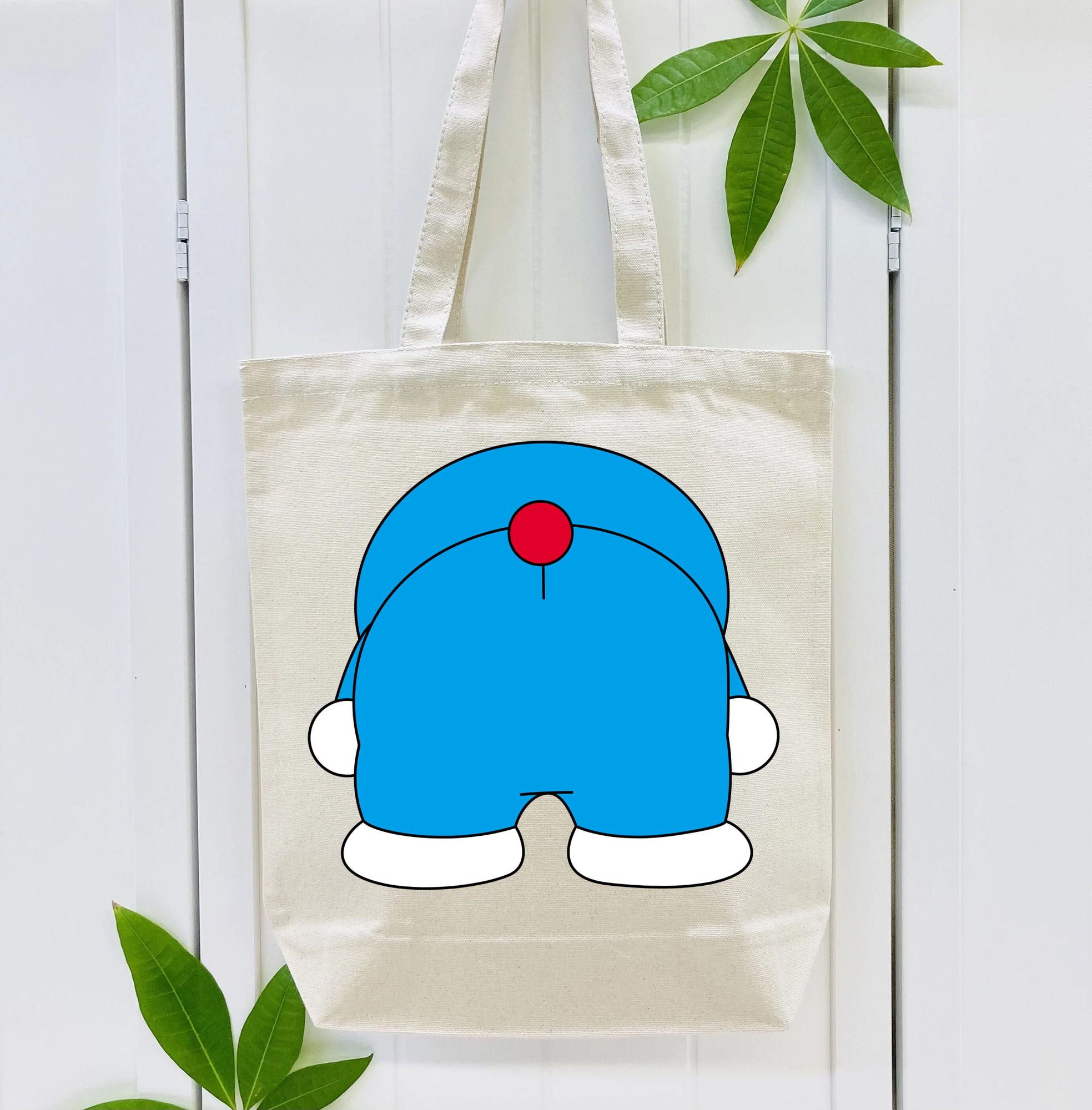 ドラえもん Doraemon 縦型キャンバス生地手提げバッグ　トートバッグ