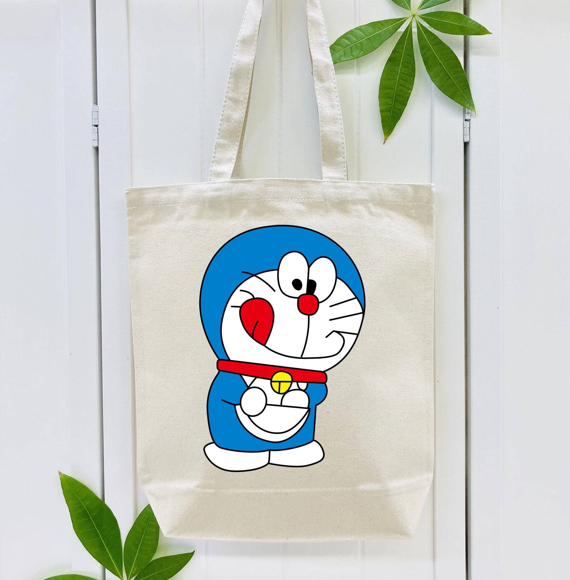 ドラえもん Doraemon 縦型キャンバス生地手提げバッグ　トートバッグ