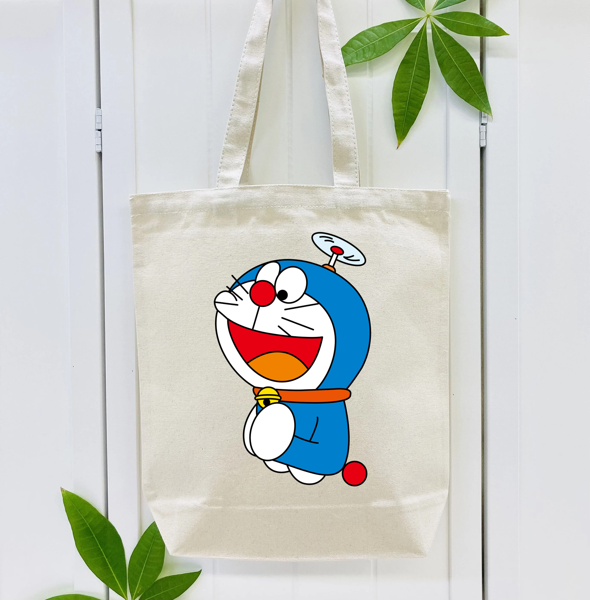 ドラえもん Doraemon 縦型キャンバス生地手提げバッグ　トートバッグ