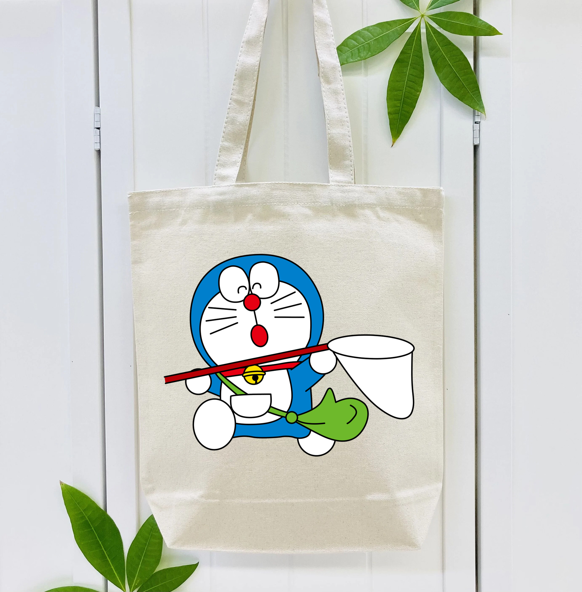 ドラえもん Doraemon 縦型キャンバス生地手提げバッグ　トートバッグ