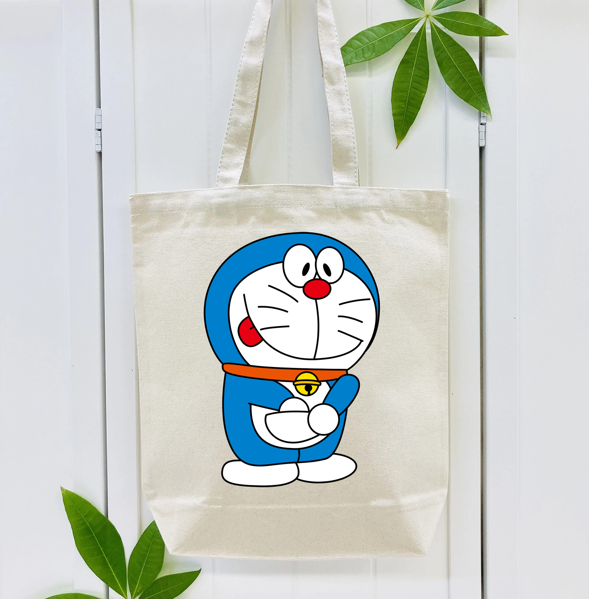 ドラえもん Doraemon 縦型キャンバス生地手提げバッグ　トートバッグ