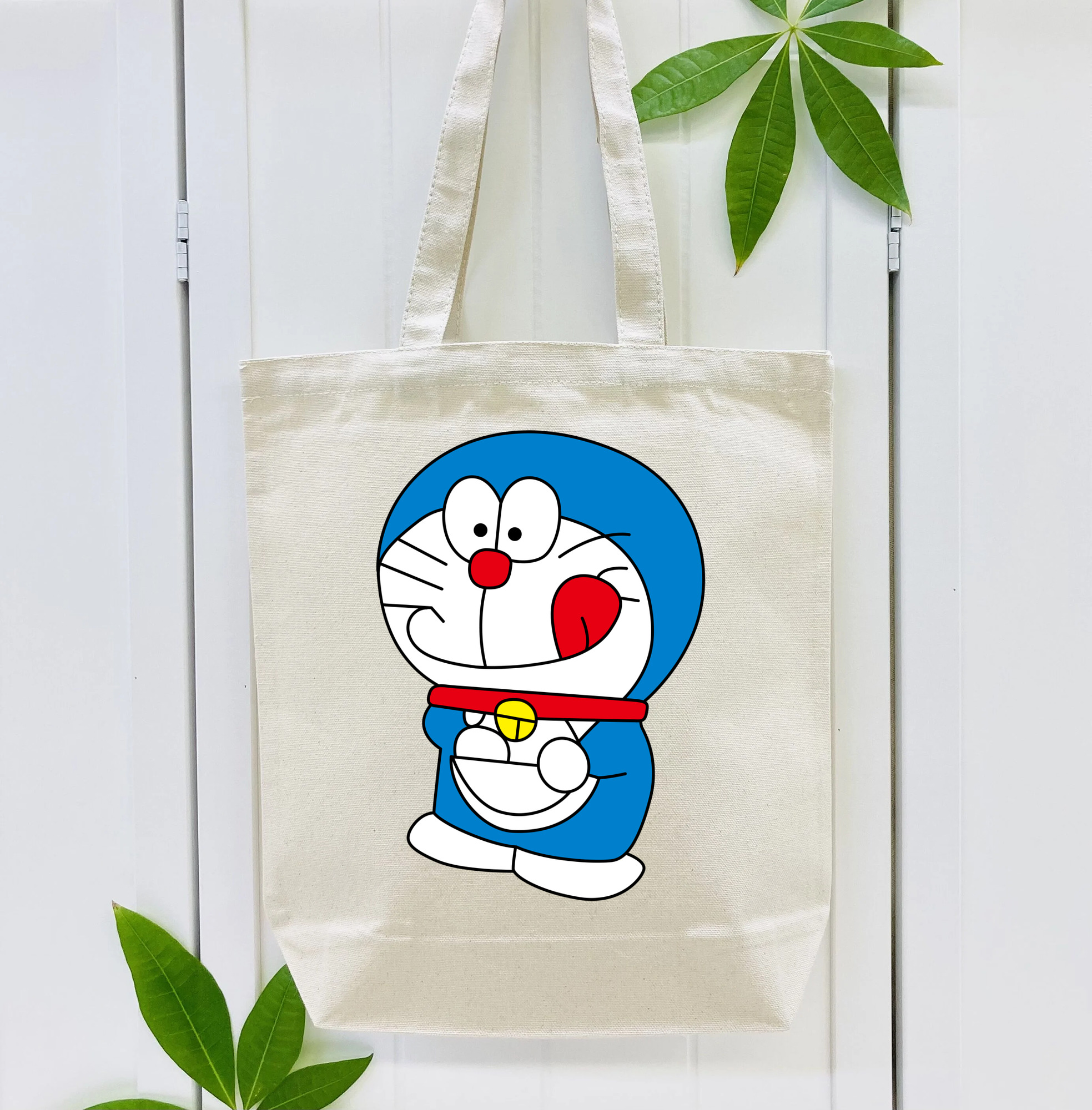 ドラえもん Doraemon 縦型キャンバス生地手提げバッグ　トートバッグ