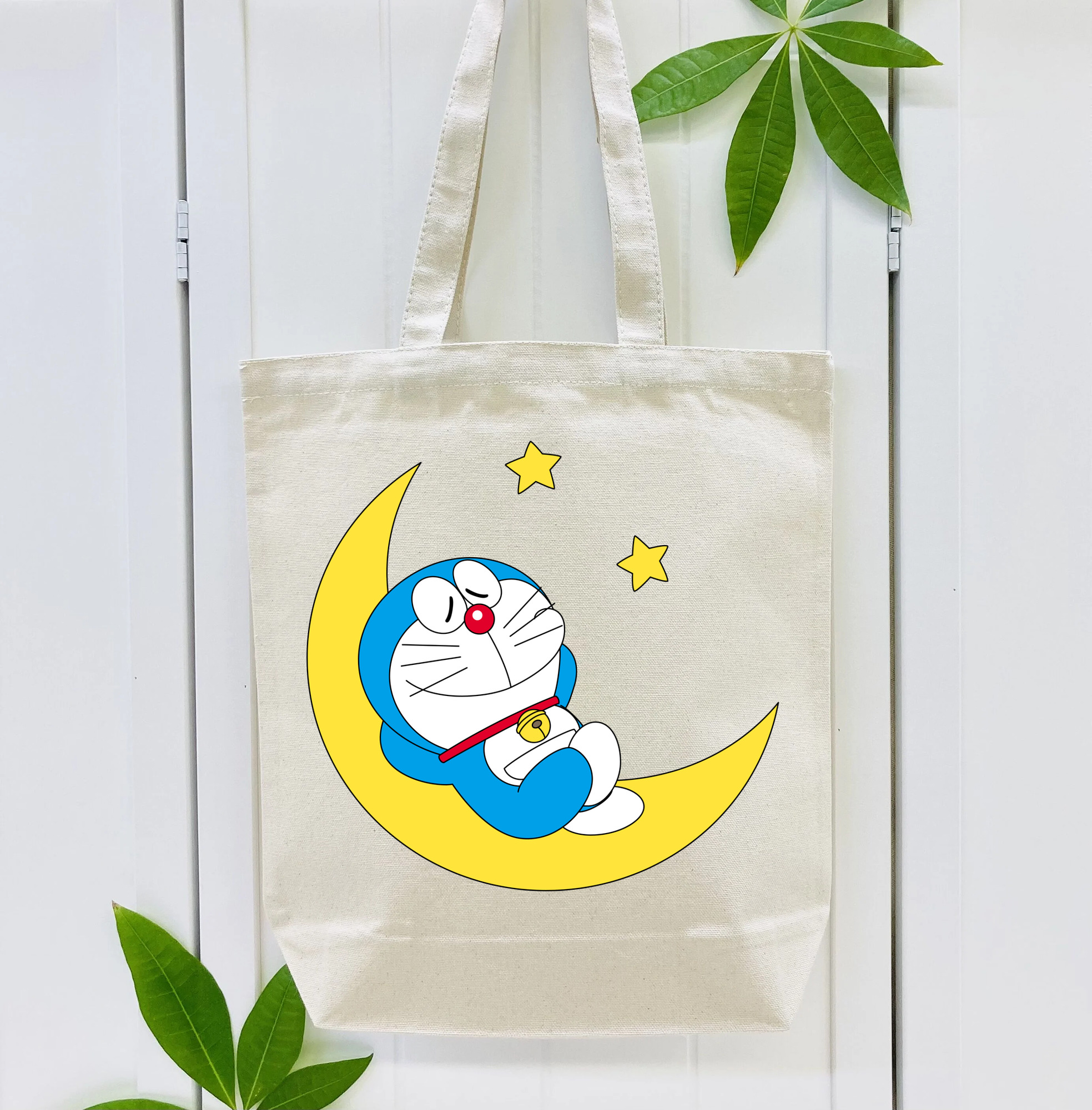 ドラえもん Doraemon 縦型キャンバス生地手提げバッグ　トートバッグ